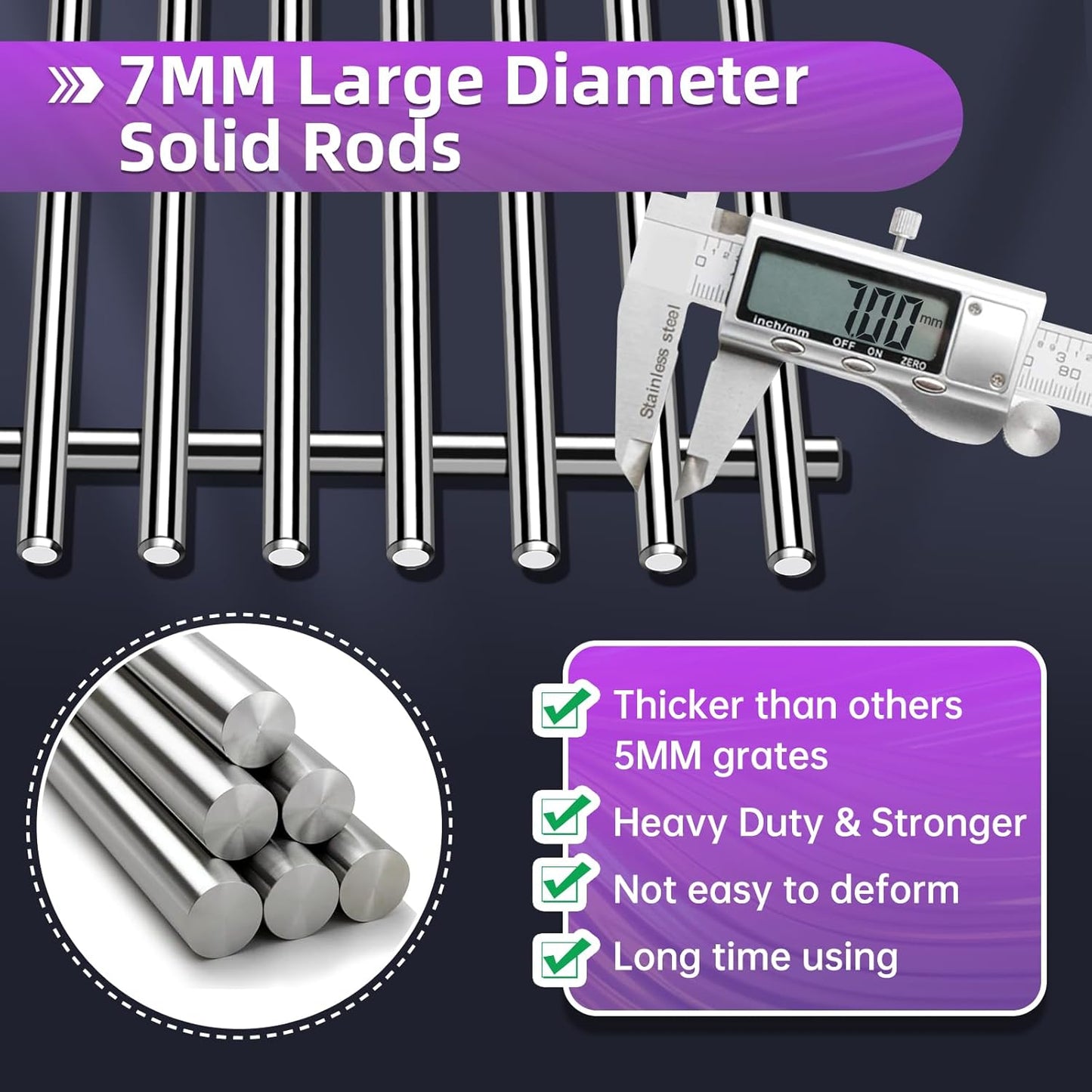 19.5" Stainless Steel 7524 Grill Grates 7620 Flavorizer Bars for Weber Genesis E330 Grill Parts with 7622 Heat Deflector 62752 Burner Tubes for Weber Genesis E310 S310 S330 EP310 300 Series