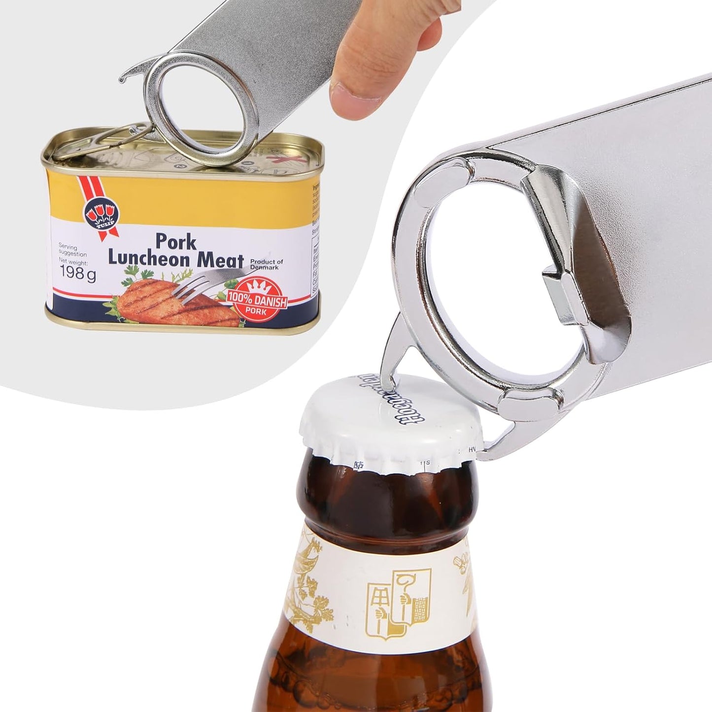 4 IN 1 Multi-Functional Jar Opener, Mason Jar Opener, Beer Bottle Opener, for Weak Hand & Seniors with Arthritis