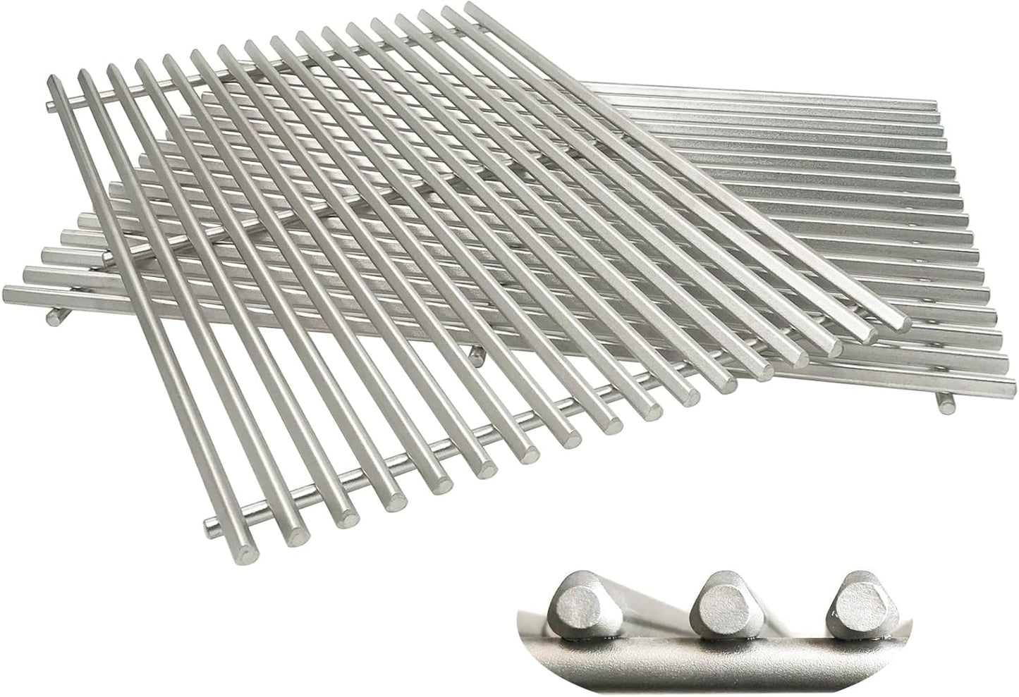 9.5MM 19.5" Sear Grate for Weber Genesis 300 Series, E310 E320 E330 S310 S320 S330, Weber Grill Grate Stainless Steel Cooking Grates Replacement Parts Weber Genesis Grill Grates 7528 7524