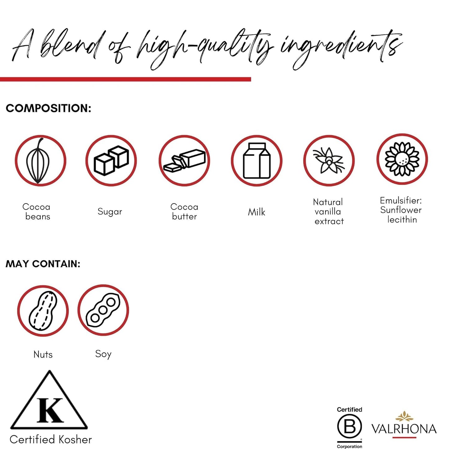 Valrhona Premium French Baking Blonde Chocolate Discs (Feves) DULCEY 35% Cacao, Creamy, Caramel Cookie Flavor Notes, Easy Melt & Tempering Creamy, Balanced, For Luscious Frostings. 1kg (Pack of 1)