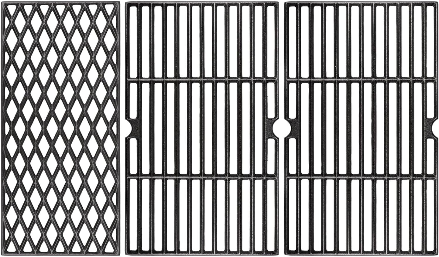 Uniflasy Cast Iron Cooking Grates for Dynaglo 4 Burner DGH450CRP DGH450CRP-D DGF493BNP, 5 Burner DGH474CRP DGH485CRP, Dyna-glo Grill Grate Replacement Part, 70-01-911 70-02-614 Grill Grate