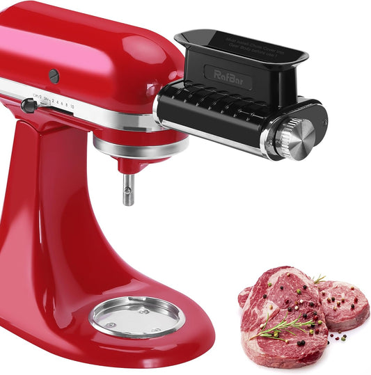 Adjustable Thickness Meat Tenderizer Attachment for Kitchenaid Stand Mixers, Meat Tenderizer Tool, Steak Cuber Processor Accessories for Kitchen aide,Dishwasher Safe