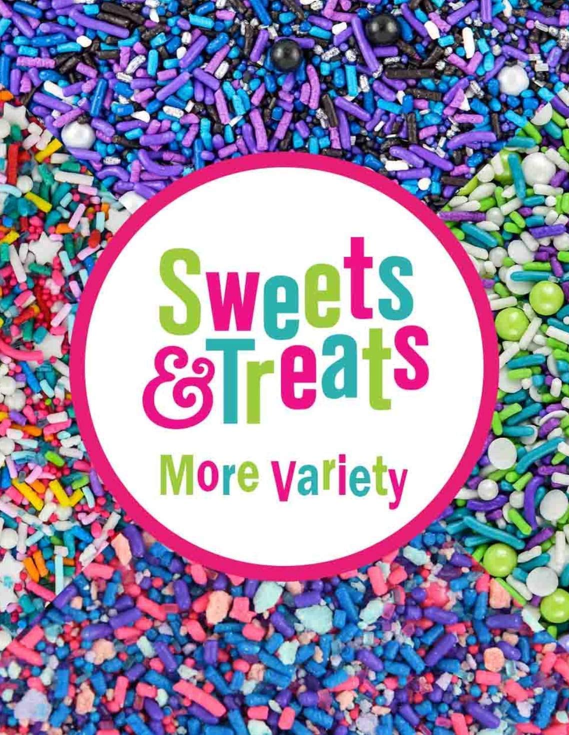 Sprinkles for Cake, Cookie, Cupcake Decorating, and Baking - Fancy Edible Cake Sprinkles and Toppings in Navy Jimmies, Green Nonpareils, Blue Sugar Crystal, and Lime Sugar Pearl for Donuts