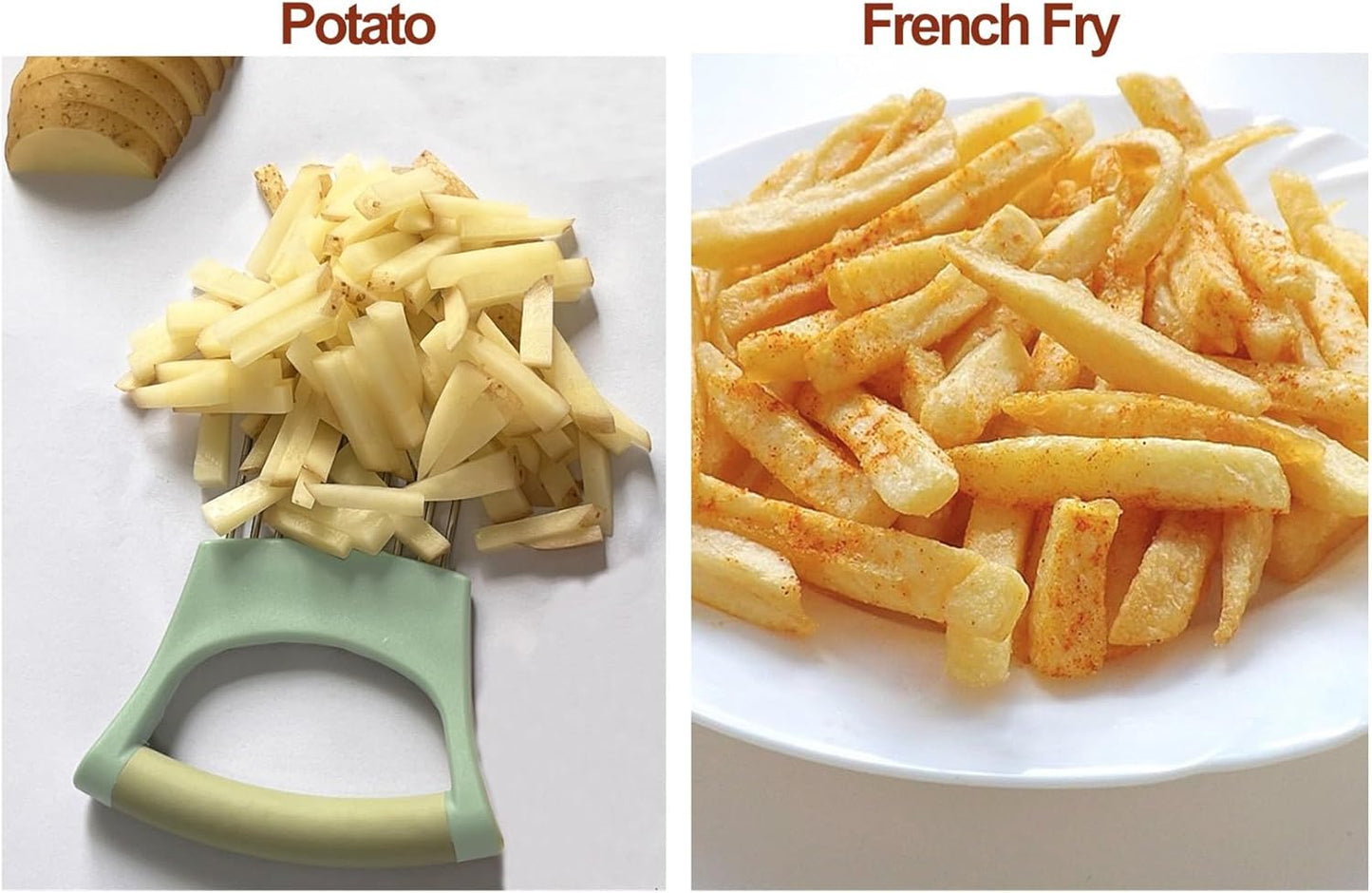 Onion Holder for Slicing Onion Slice Holder Kitchen Chopper Assistant Tool,Vegetable Cutter with Protective Cover for Tomato,Lemon,Potato,Egg,Food Slice Assistant,Home Kitchen Tool (Light Green)