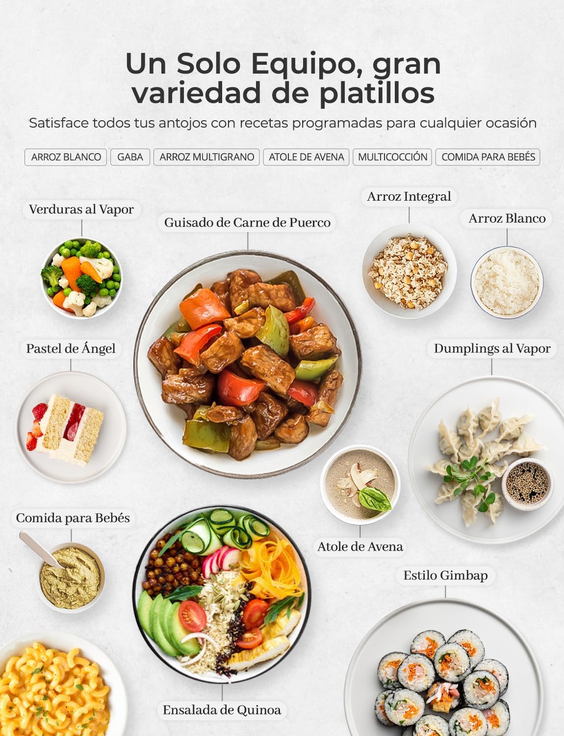 CUCKOO Rice Cooker 6 Cup Uncooked / 12 Cup Cooked, Modern Fuzzy Logic Rice Cooker Small with Delay Timer & Keep Warm Setting, Versatile Food Steamer for Cooking, Non-Stick Inner Pot, Gray (CR-0675FG)