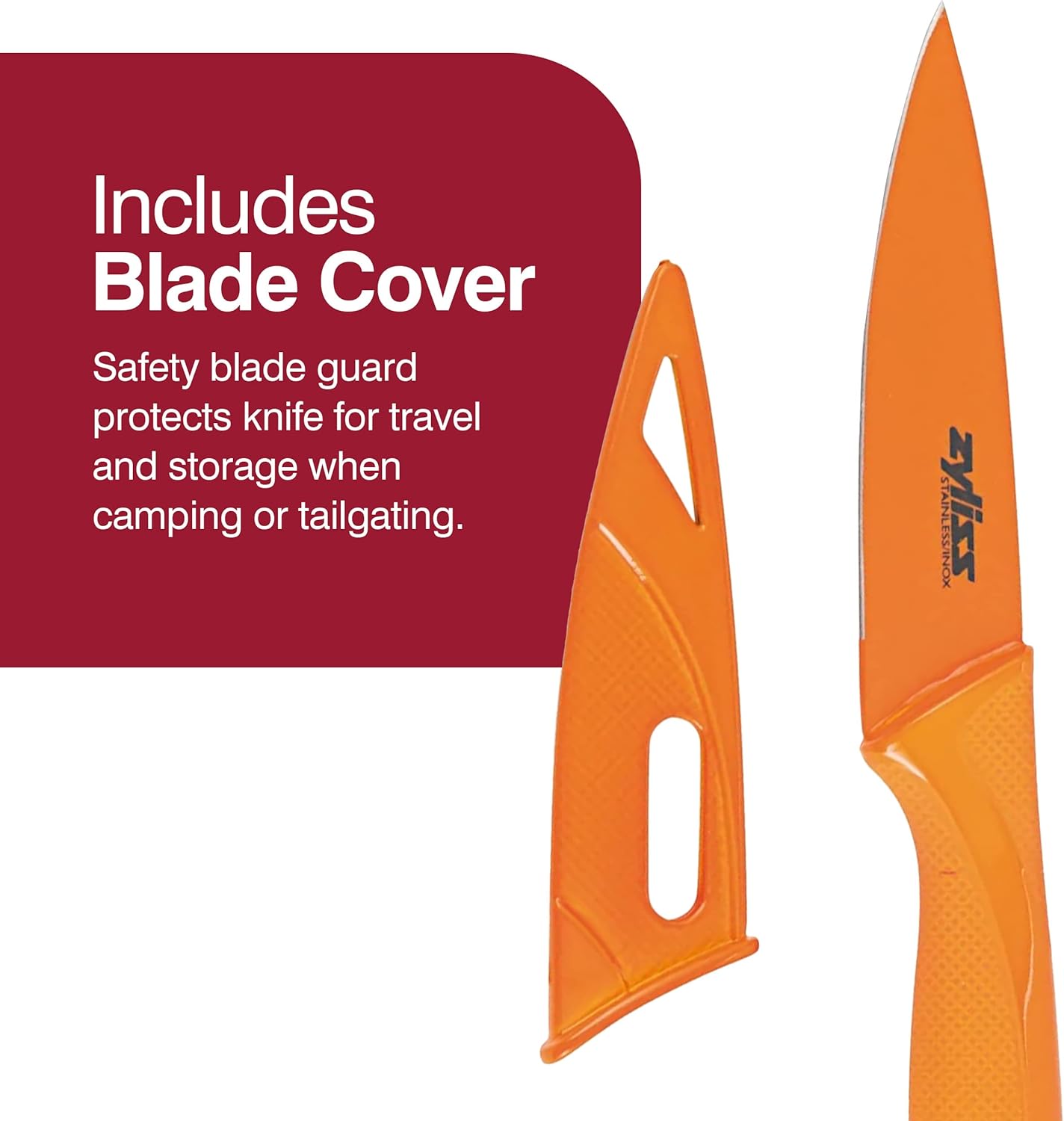 ZYLISS 2-Piece Paring Knife Set with Sheath Covers