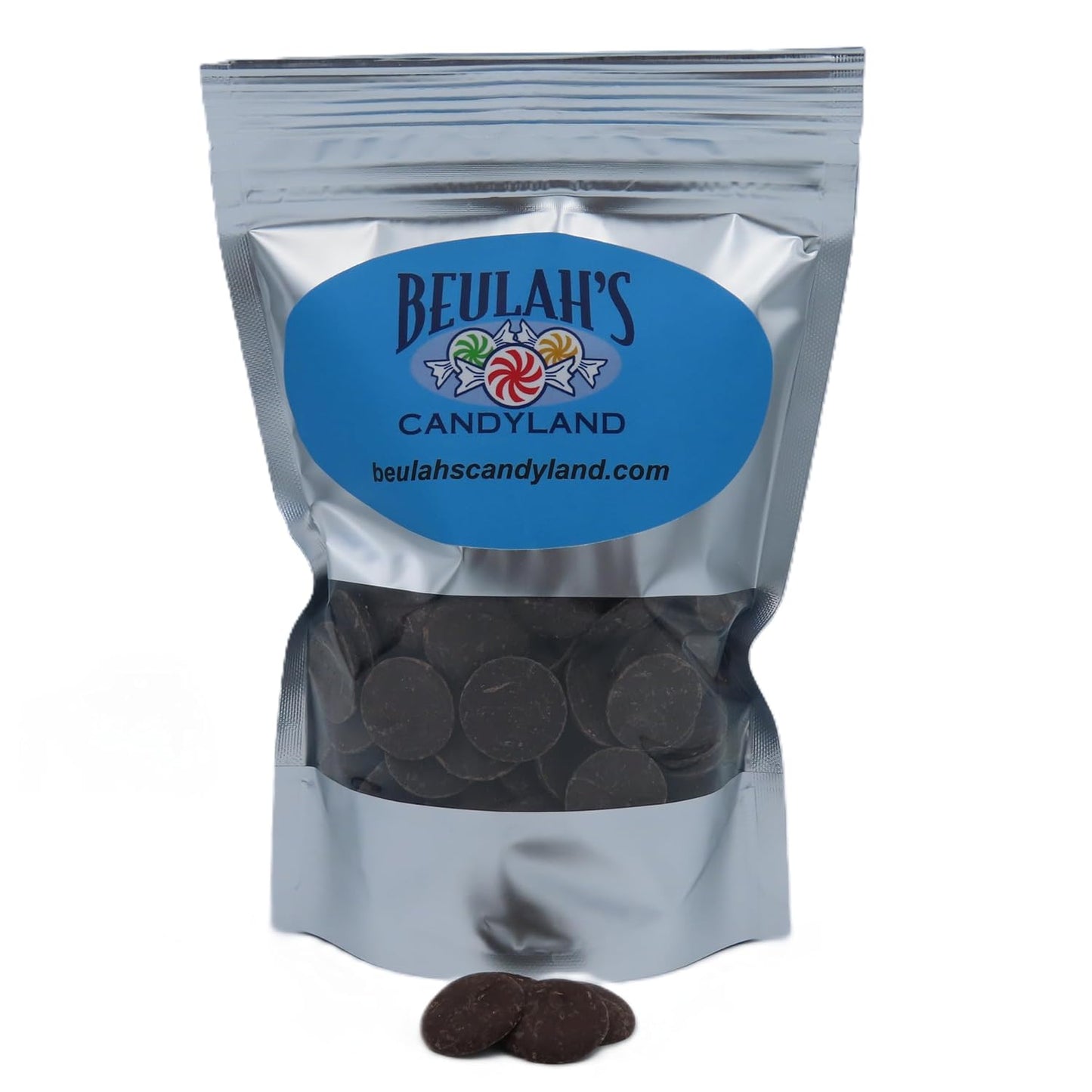 MERCKENS Coating Wafers, Dark Melting Chocolate, Cocoa Dark, 1 Pound Package