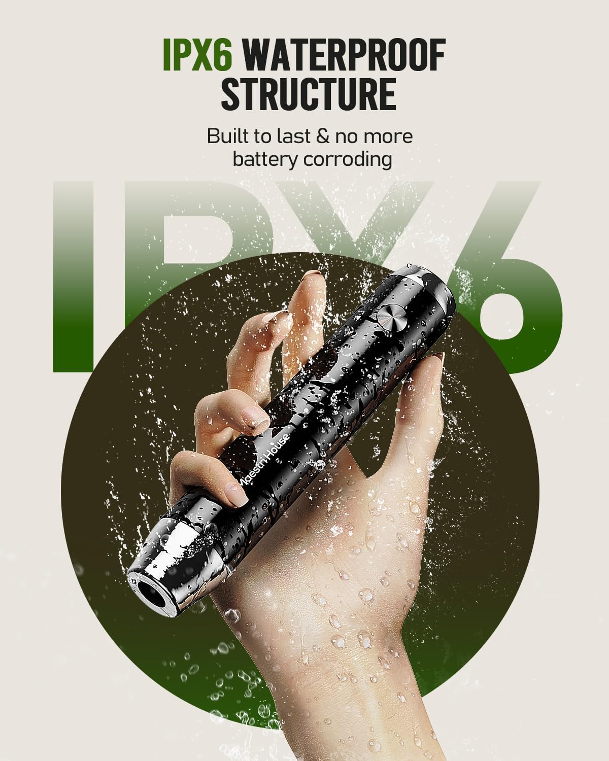 Maestri House Rechargeable Milk Frother with Stand, LunaFro Handheld Electric Foam Maker Waterproof Detachable Stainless Steel Whisk Drink Mixer Foamer for Lattes, Cappuccino