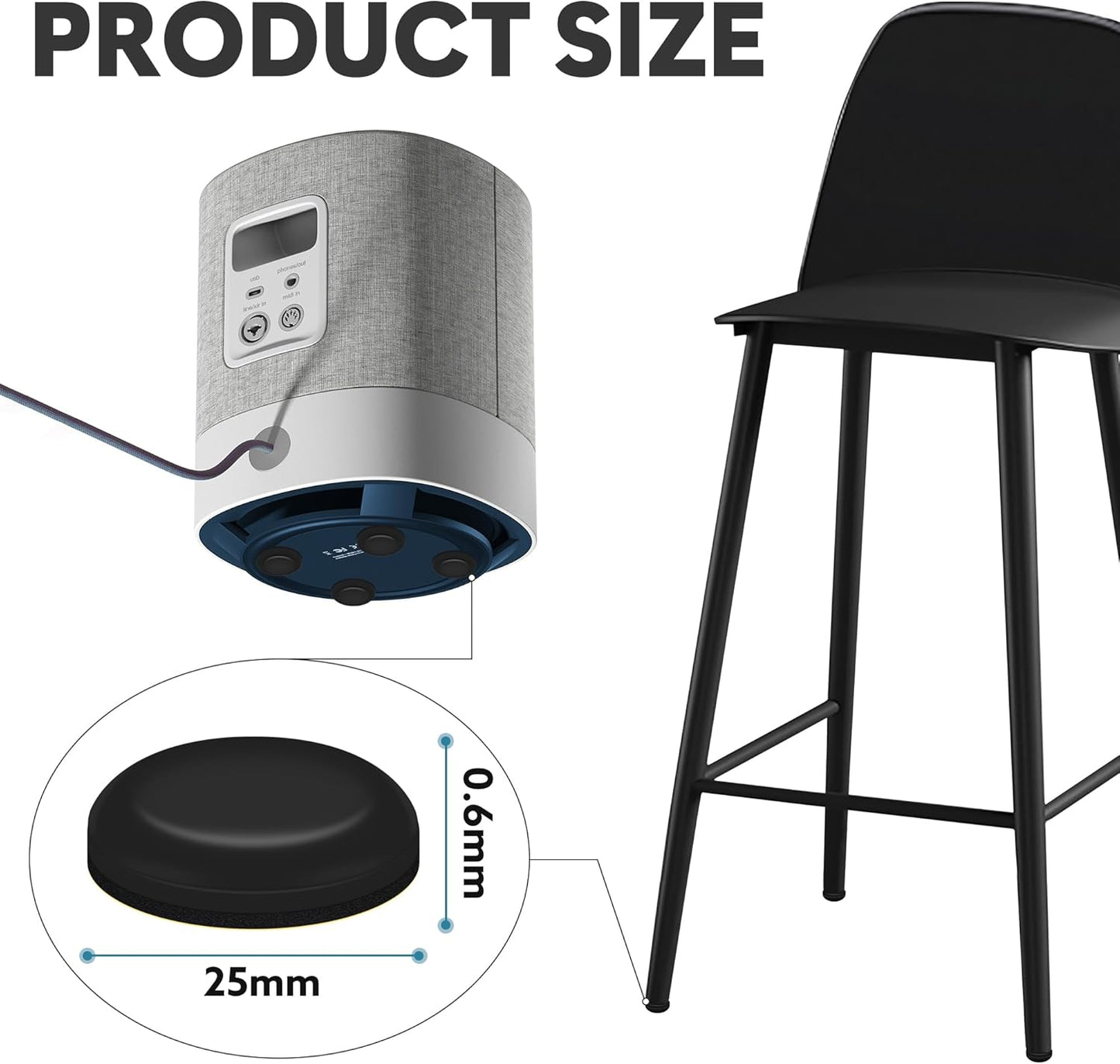 Appliance Sliders for Kitchen Appliances 16 PCS Self-Adhesive Small Kitchen Appliance Accessories Kitchen Hacks Easy to MovIing & Space Saving Kitchen Must Have Gadgets