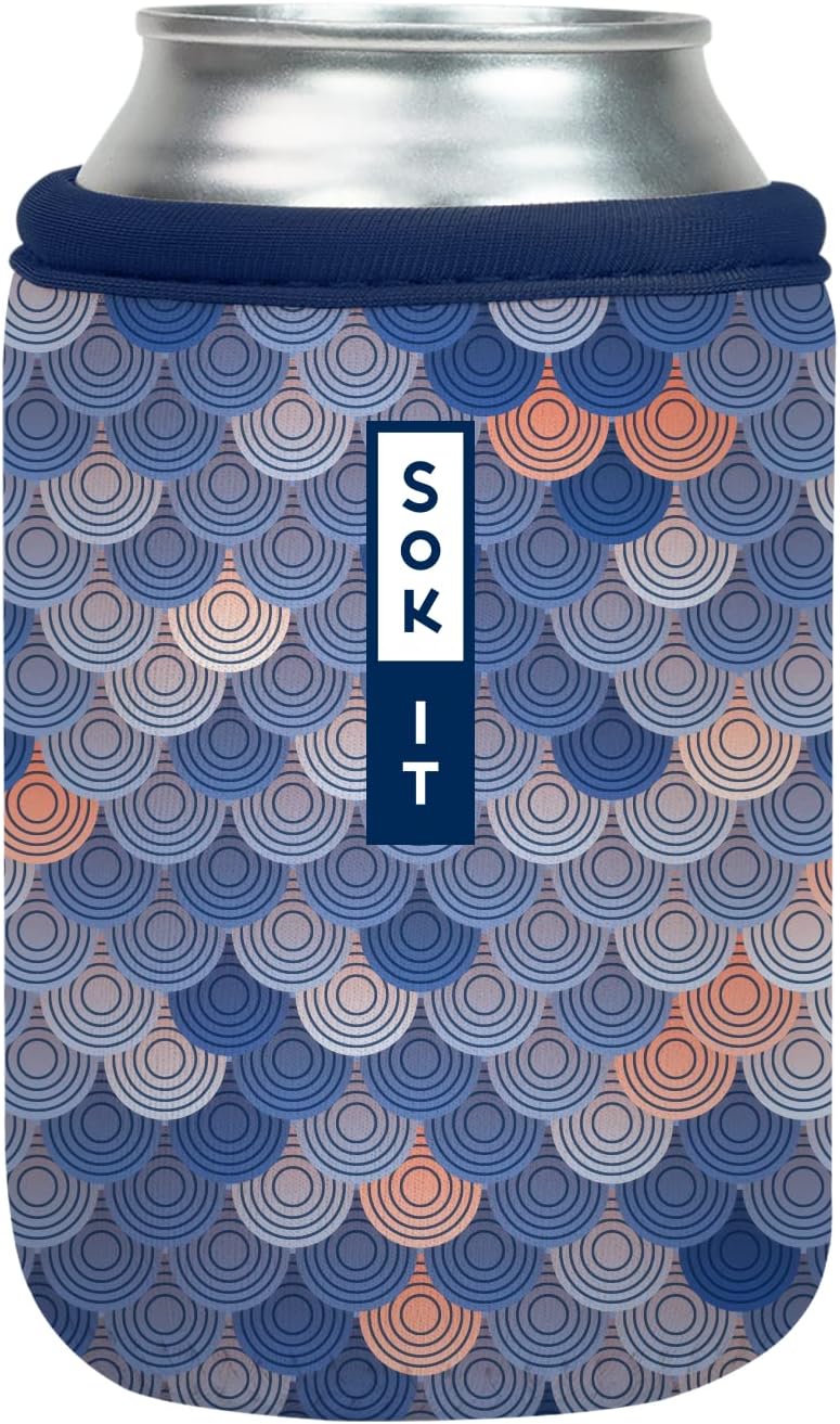 Sok It CanSok Sleeve for Beer & Soda Insulated Neoprene Cover (Sunrise Boulevard, 12oz Can Sleeve)
