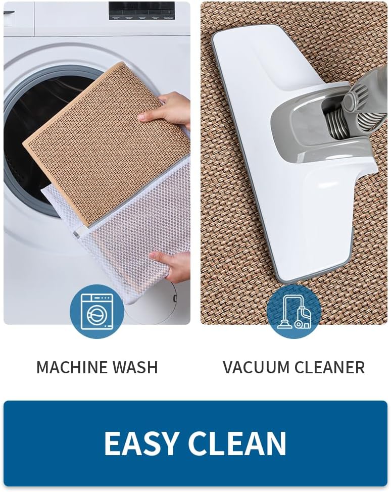 Kitchen Rugs and Mats Non Skid Washable, Absorbent Runner Rugs for Kitchen, Front of Sink, Kitchen Mats for Floor (Beige, 20"x32")