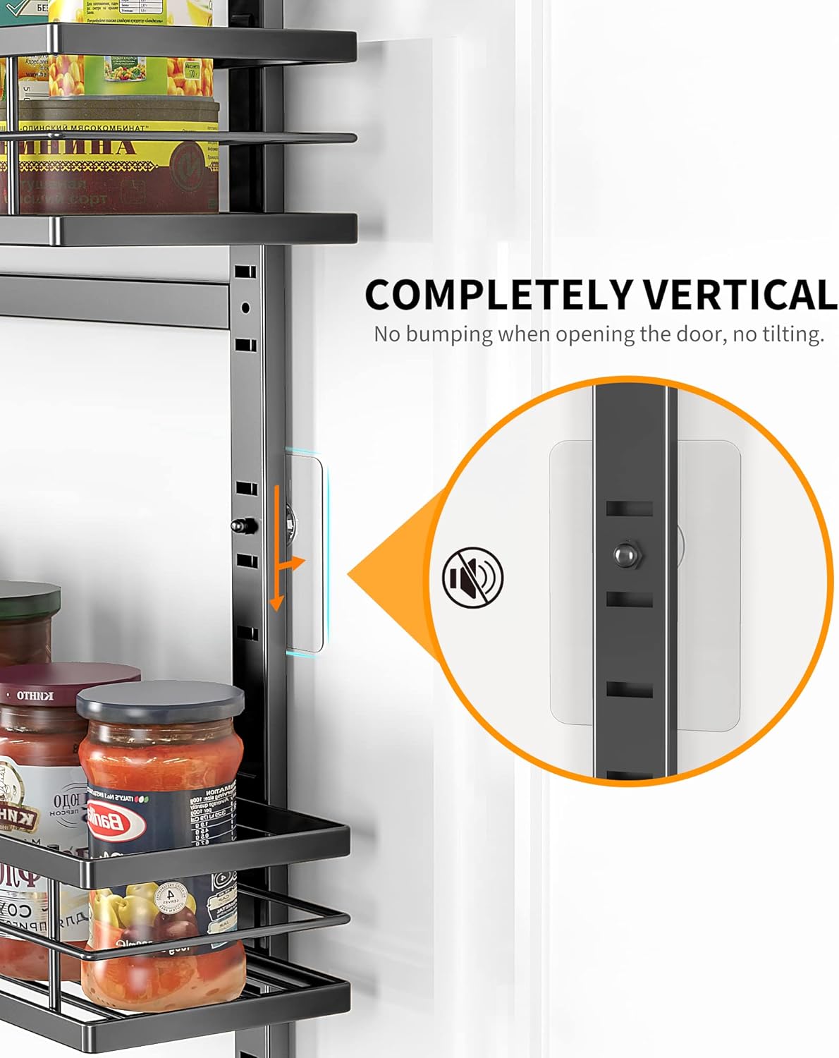 Moforoco 9-Tier Over The Door Pantry Organizer, Pantry Organization and Storage, Black Hanging Basket Wall Spice Rack Seasoning Shelves, Home & Kitchen Bedroom Bathroom House Essentials