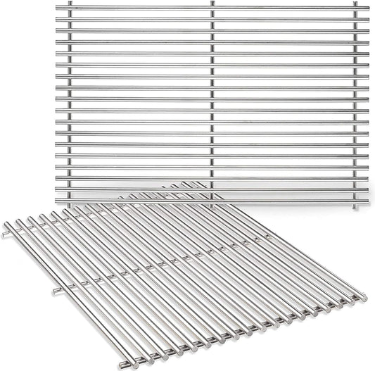 Uniflasy 19.5" Grill Grate for Weber Genesis 300 Series, 304 Stainless Steel Grill Grate for Weber Genesis S330 S320 S310 E330 E320 E310, Replacement Grill Grates for Weber 7528/7524