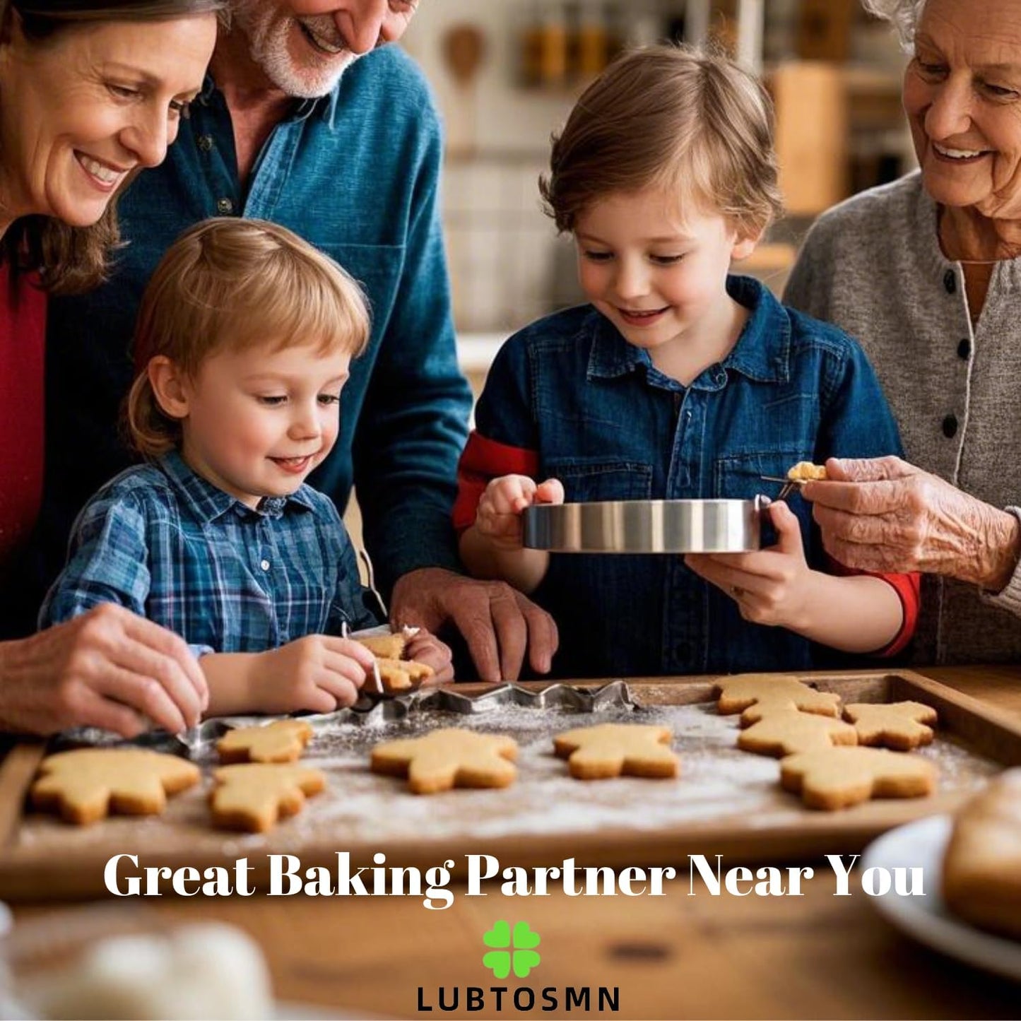 Gnome Cookie Cutter Set-5.3" 4.5" 4.3"-3-Pieces-Holiday Cookie Cutters Fondant Biscui Cutters