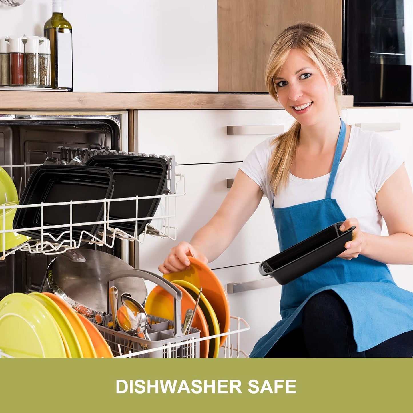 15 Pack- Meal Prep Containers 32oz, Plastic Food Prep Containers Reusable, Leakproof To Go Food Containers with Lids, BPA-Free, Microwave/Dishwasher/Freezer Safe