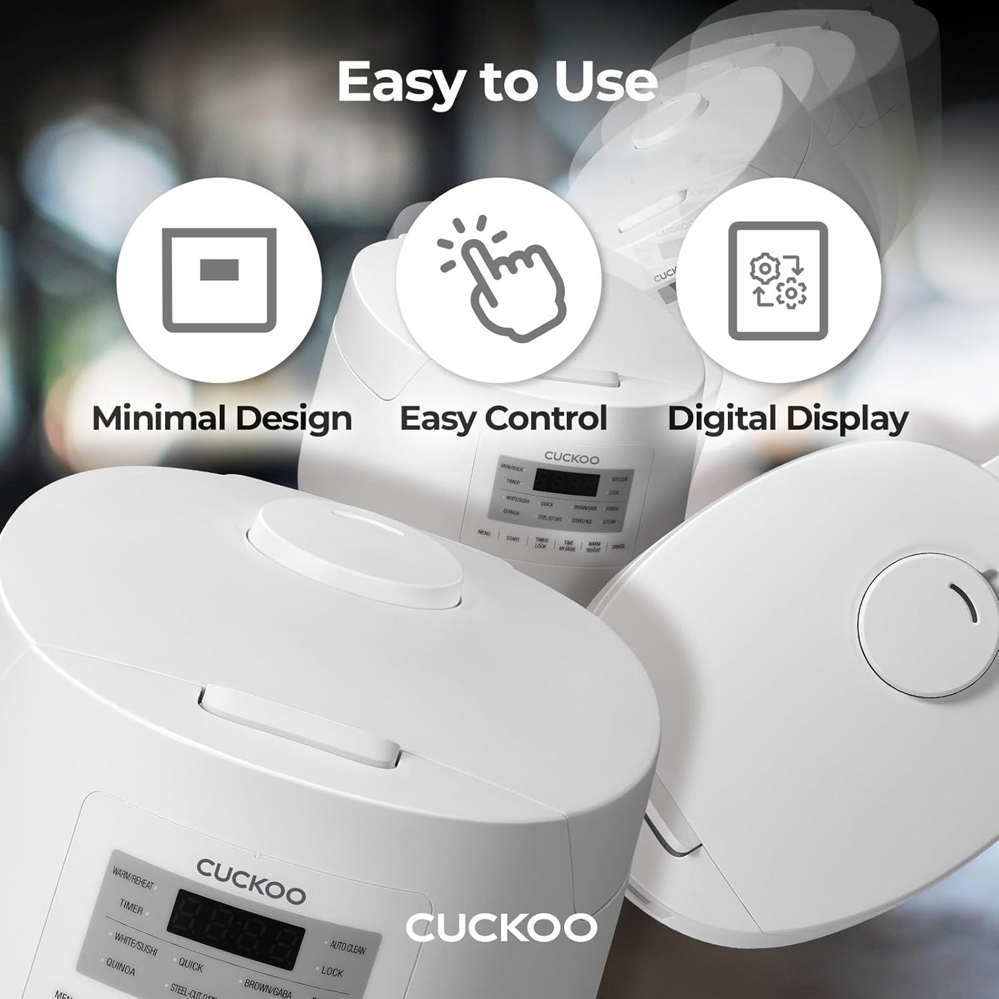 CUCKOO CR-0641F 6-Cup (Uncooked) / 12-Cup (Cooked) Micom Rice Cooker & Warmer with Nonstick Inner Pot, 11 Menu Modes, Fuzzy Logic Tech, Auto Clean (White)