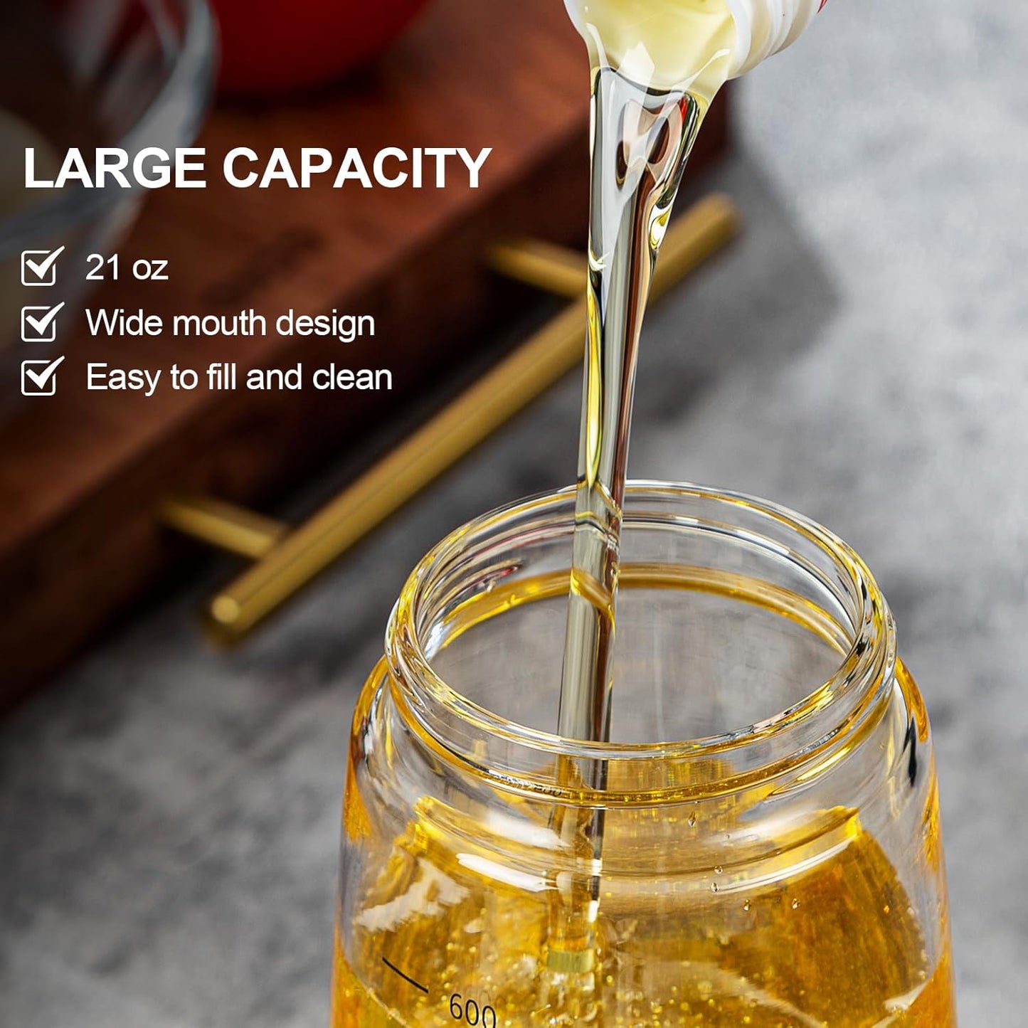 Olive Oil Dispenser Bottle for Kitchen with Leakproof and Dust Cover, Auto-Open & Close Glass Olive Oil Bottle with Non-Slip Bottom 600ml Cooking Oil and Vinegar Cruet Dispenser (Black)