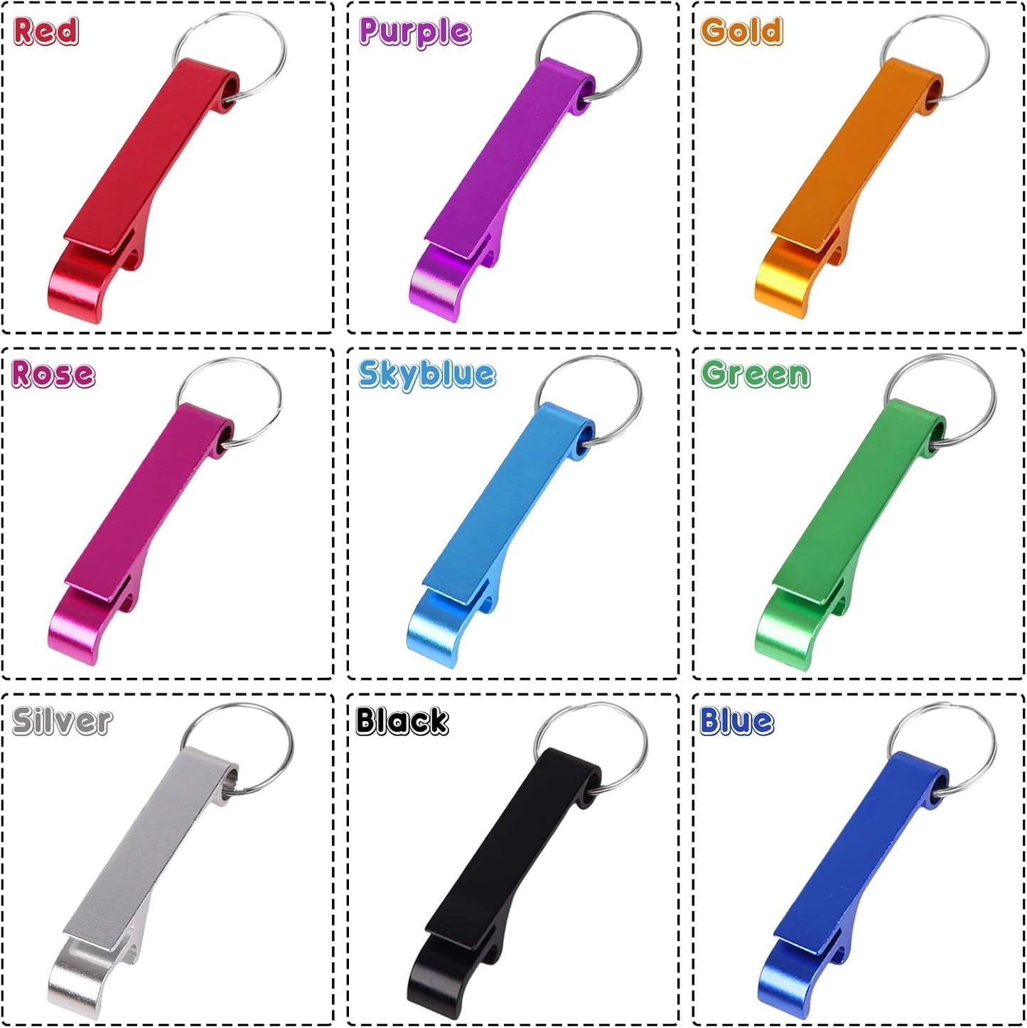 40PCS Personalized Bottle Opener Keychain Bulk Custom Beer Bottle Opener with Logo Text Engraved Wedding Bottle Opener Favors Customized Gifts for Guests Baby Shower Birthday Party-Red