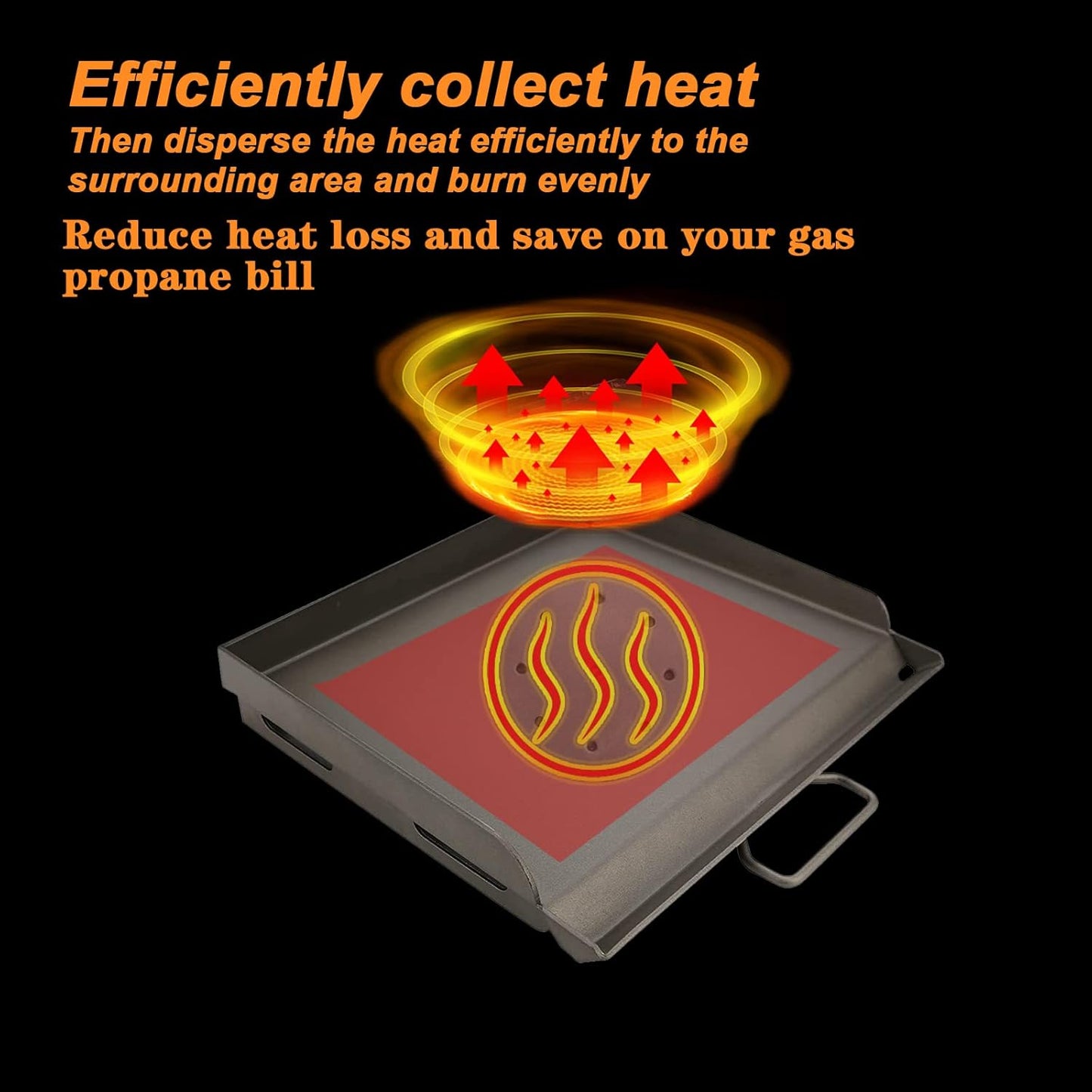 Uniflasy Fry Griddle for Camp Chef Stove, 14" x16" Flat Top Gas Grill Griddle for Camp Chef EX60LW EX60P EX60FP EX60B EX280LW DB60D YK60LW EX90LW SB30D, Professional Griddle Flat Top Plate