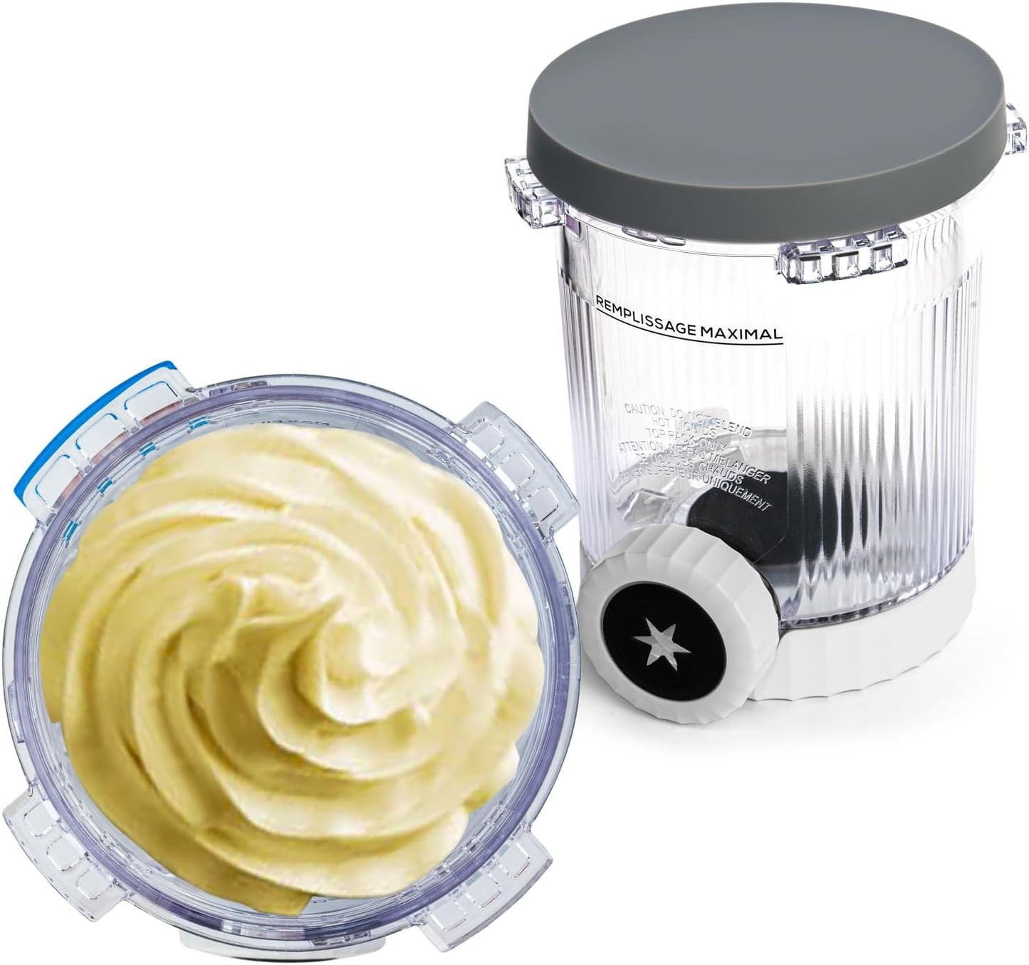 16oz Replacement Pints with Silicone Lids – 2-Pack- Compatible with Ninja Swirl by CREAMi NC701 Series – BPA-Free, Leak-Proof, Freezer & Dishwasher Safe Containers