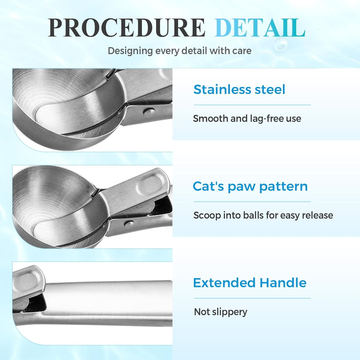 Ice Cream Scoop, 2025 New Heavy Duty Aluminum Scoop, Nonstick Gelato Scoop for Dessert Shop, Ergonomic Handle Metal Ice Cream Scoop for Home Use (1)