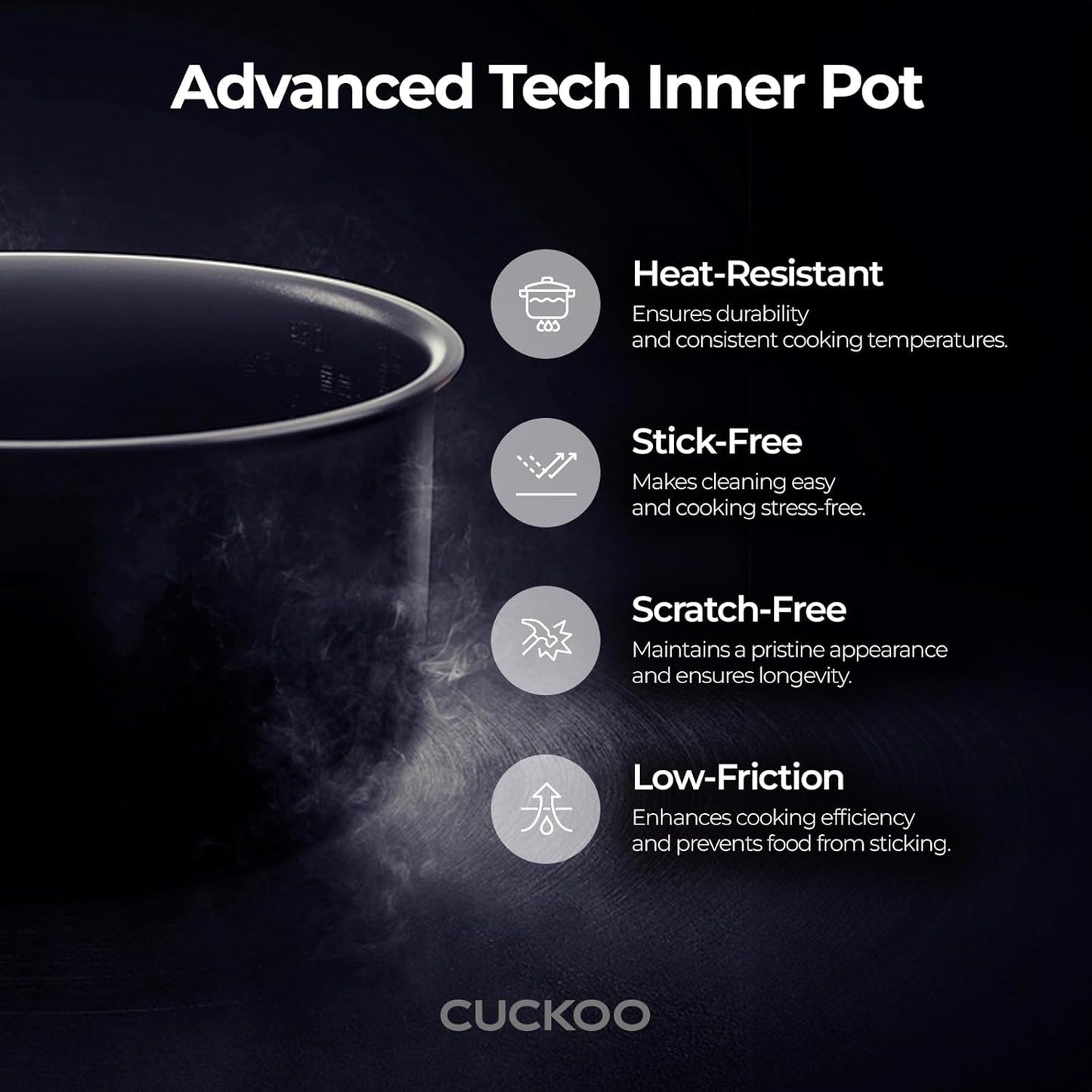 CUCKOO CR-3055 30-Cup (Uncooked) / 60-Cup (Cooked) Large Capacity Commercial Rice Cooker & Warmer with Nonstick Inner Pot, Switch Press (Silver/Black)