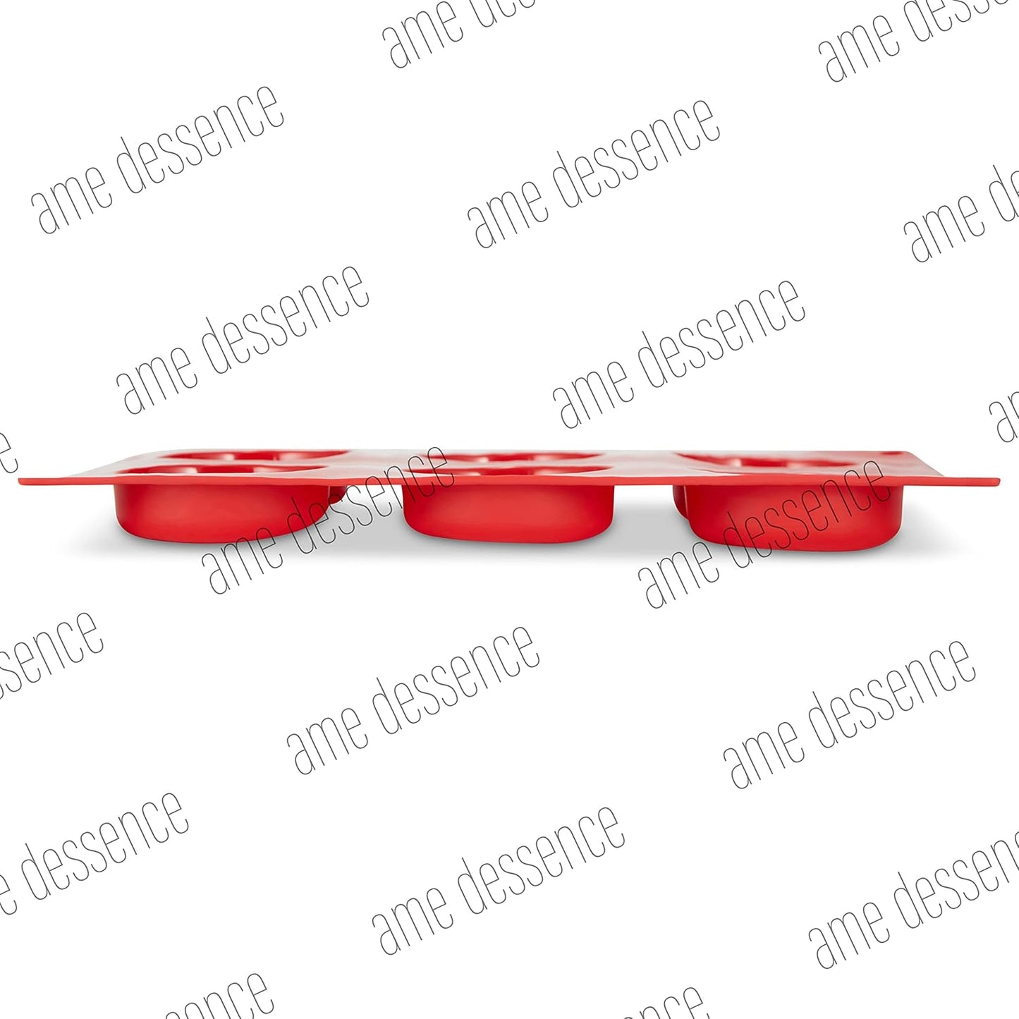 AME D'ESSENCE Savarin Shaped Silicone Baking Mold - Non-Stick, Flexible, 6-Cup Capacity (2.1 oz), Reusable and Food-Grade - Perfect for Savarins, Bundt Cakes, and More!