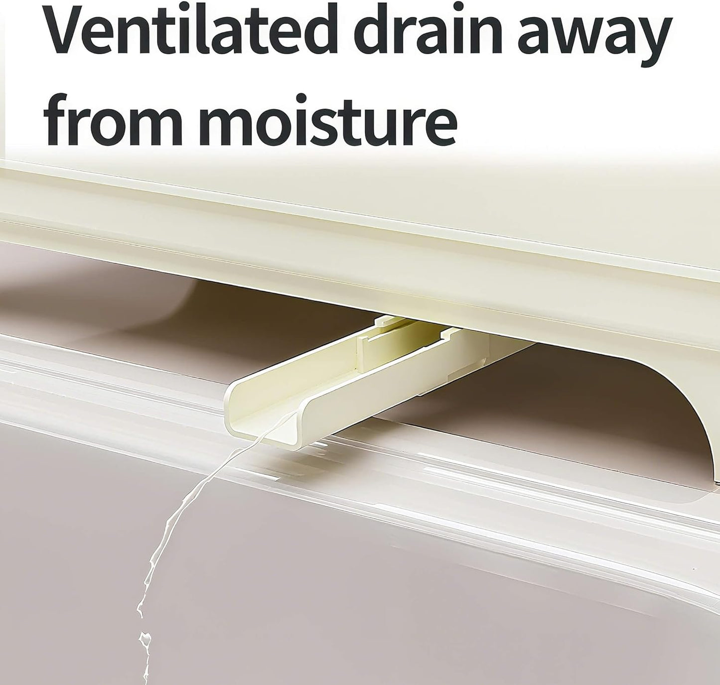 MOUKABAL Sponge Holder for Kitchen Sink, 2-Tier Sink Caddy Organizer with Drain Holes and Hooks, Holds Dishcloth, Sponge & Brushes, Kitchen Countertop Storage for New Home Essentials White