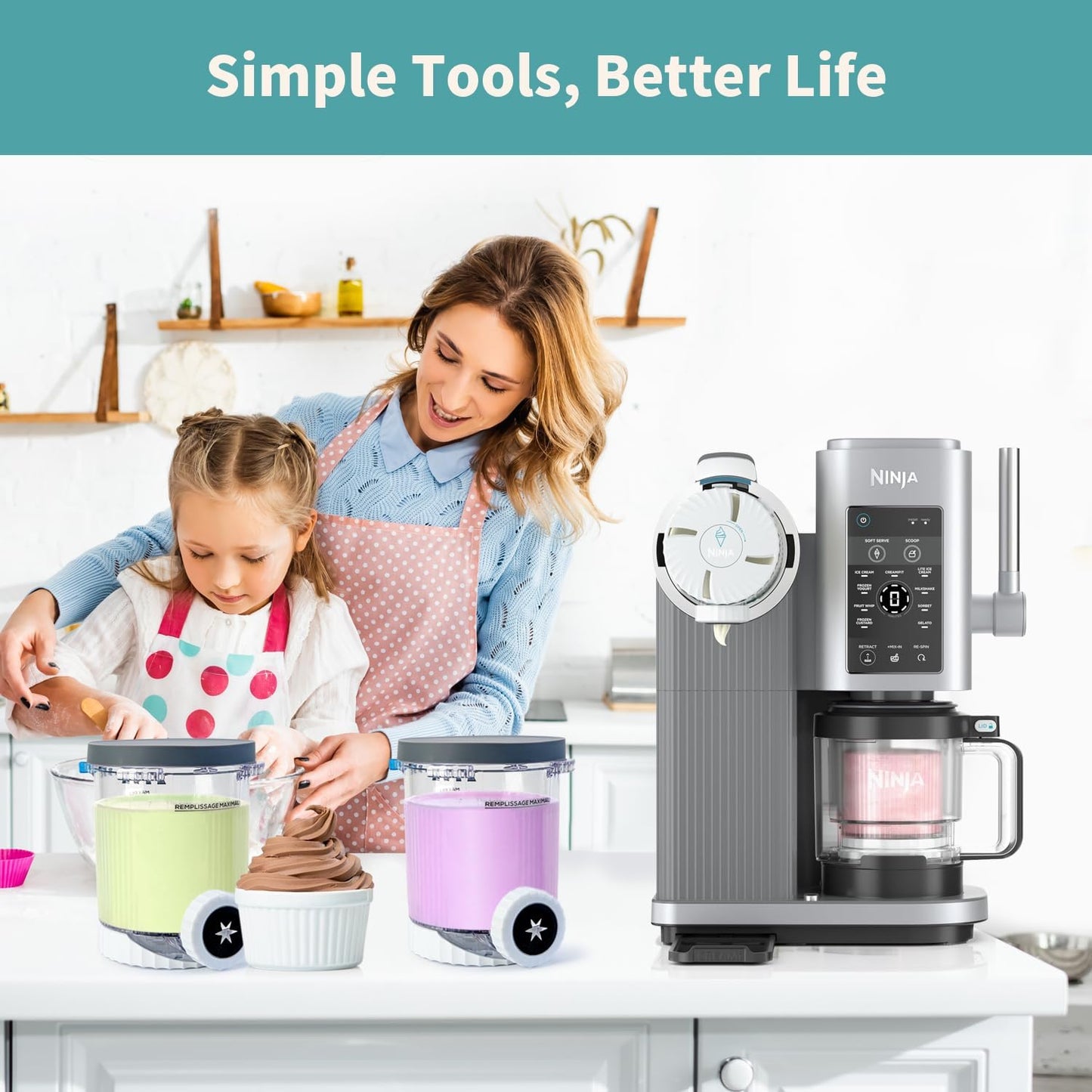 16oz Replacement Pints with Silicone Lids – 2-Pack- Compatible with Ninja Swirl by CREAMi NC701 Series – BPA-Free, Leak-Proof, Freezer & Dishwasher Safe Containers