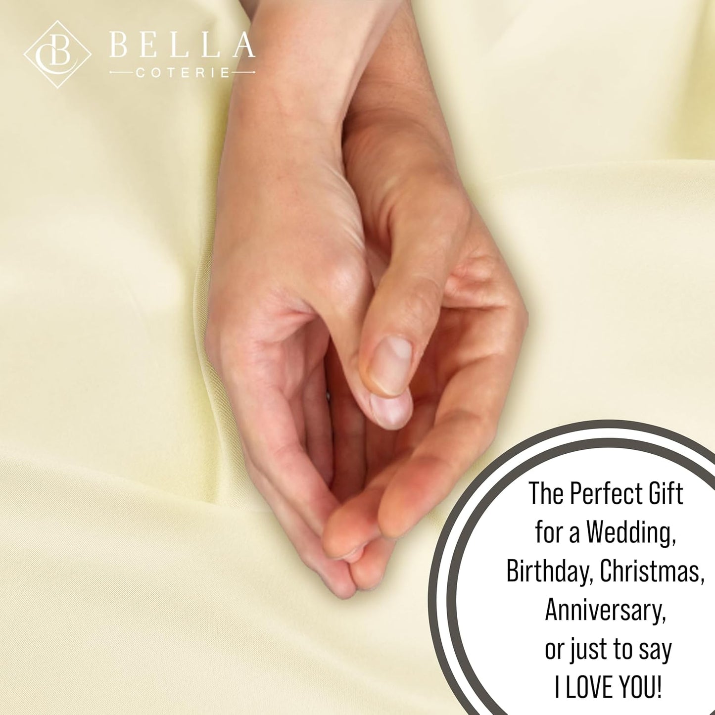 Bella Coterie Luxury Bamboo Viscose Cal King Size Sheet Set | 100% Organically Grown | Ultra Soft | Cooling for Hot Sleepers | 18" Deep Pocket [Lemonade]