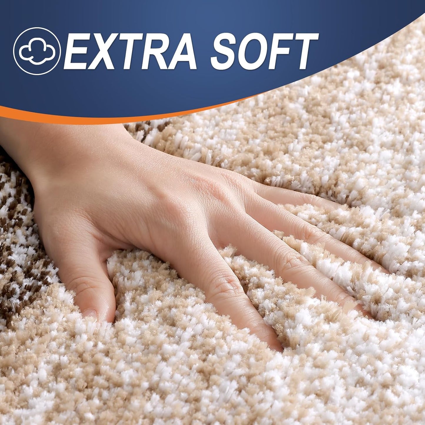 OLANLY Bathroom Rugs Mat 24x16, Extra Soft Absorbent Microfiber Bath Rugs, Rubber Backing, Quick Dry, Machine Washable Bath Mats for Bathroom Floor, Tub and Shower, Home Decor Accessories, Light Brown