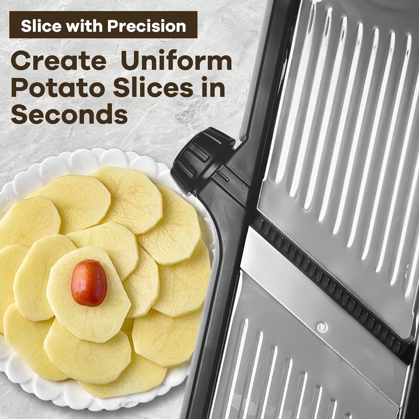 Mandoline Slicer,mandoline slicer for kitchen,commercial mandolin Potato Slicer,Vegetable Slicer,slicer vegetable cutter, Stainless Steel mandolin slicer,Cut - Resistant Gloves