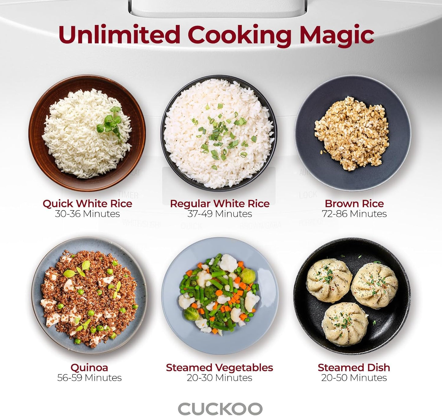 CUCKOO CR-0641F 6-Cup (Uncooked) / 12-Cup (Cooked) Micom Rice Cooker & Warmer with Nonstick Inner Pot, 11 Menu Modes, Fuzzy Logic Tech, Auto Clean (White)