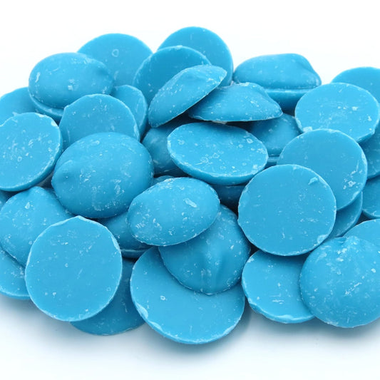 MERCKENS Coating Wafers, Blue Melting Chocolate, 1 Pound Package
