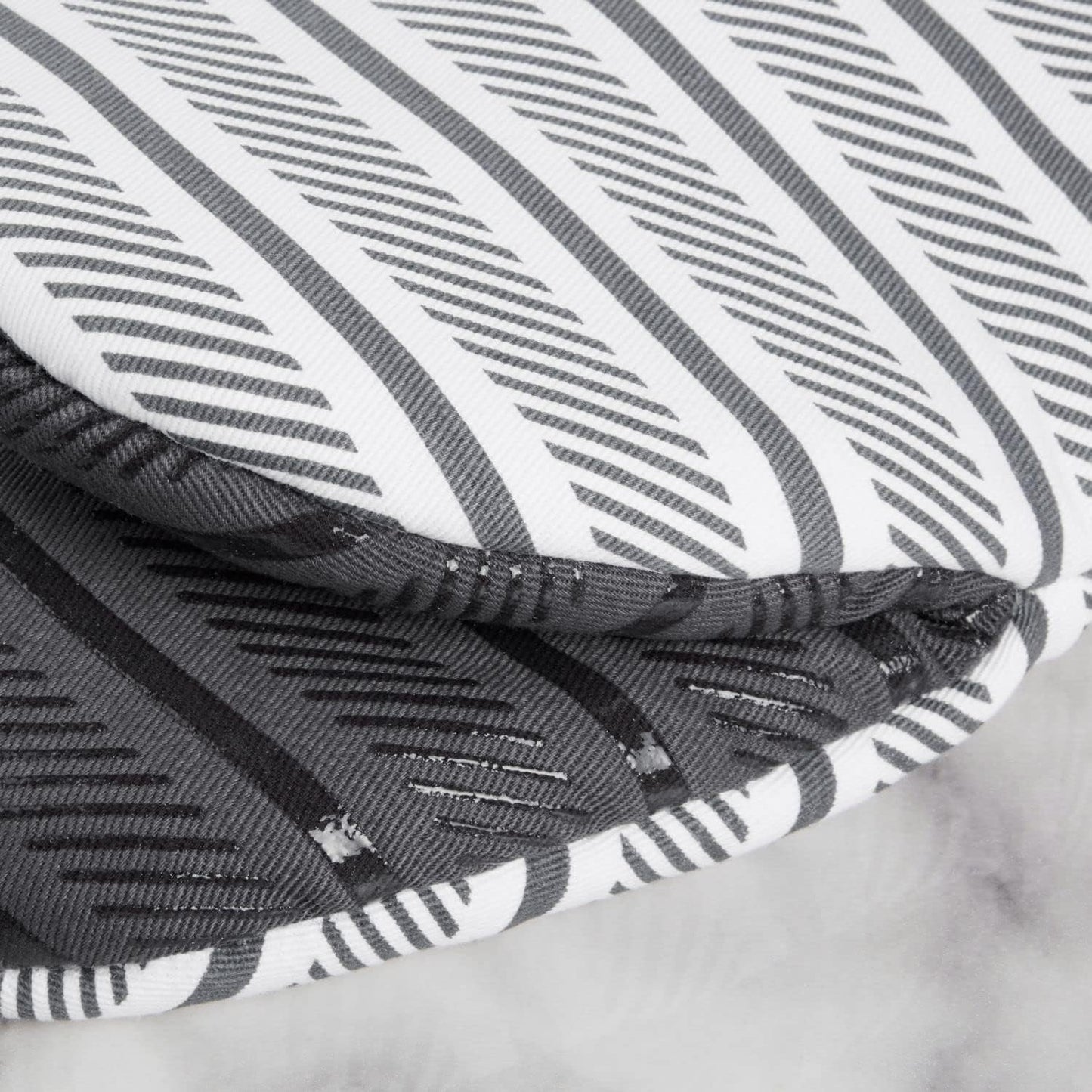 KitchenAid Albany Mini Oven Mitt 2-Pack Set, Charcoal Grey, 5.5"x8"