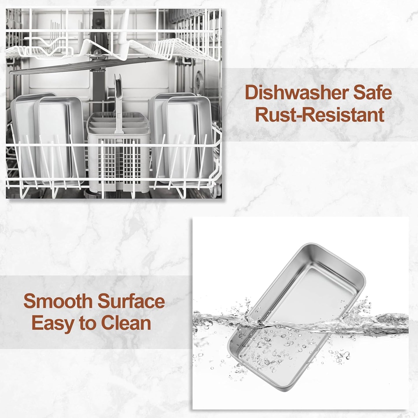 LIANYU Bread Loaf Pans Set of 12, 9x5 Inch Stainless Steel Bread Baking Pans for Homemade Sourdough, Sandwich, Meatloaf, Easy Release & Dishwasher Safe