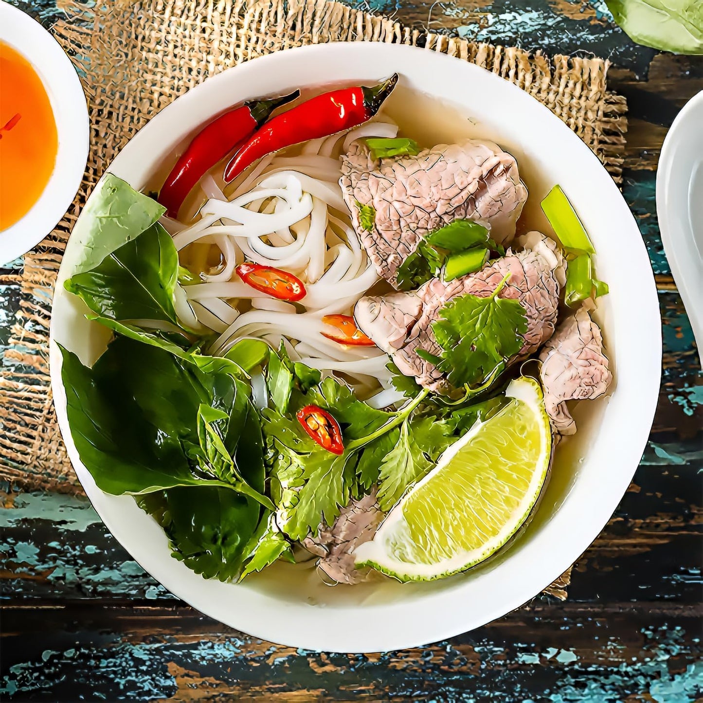 QINLANG 60 Ounces Large Soup Bowl, 8 Inches Pho Bowls, Large Ramen Bowls Set of 3, Off-White Porcelain Big Serving Bowls for Salad and Kitchen