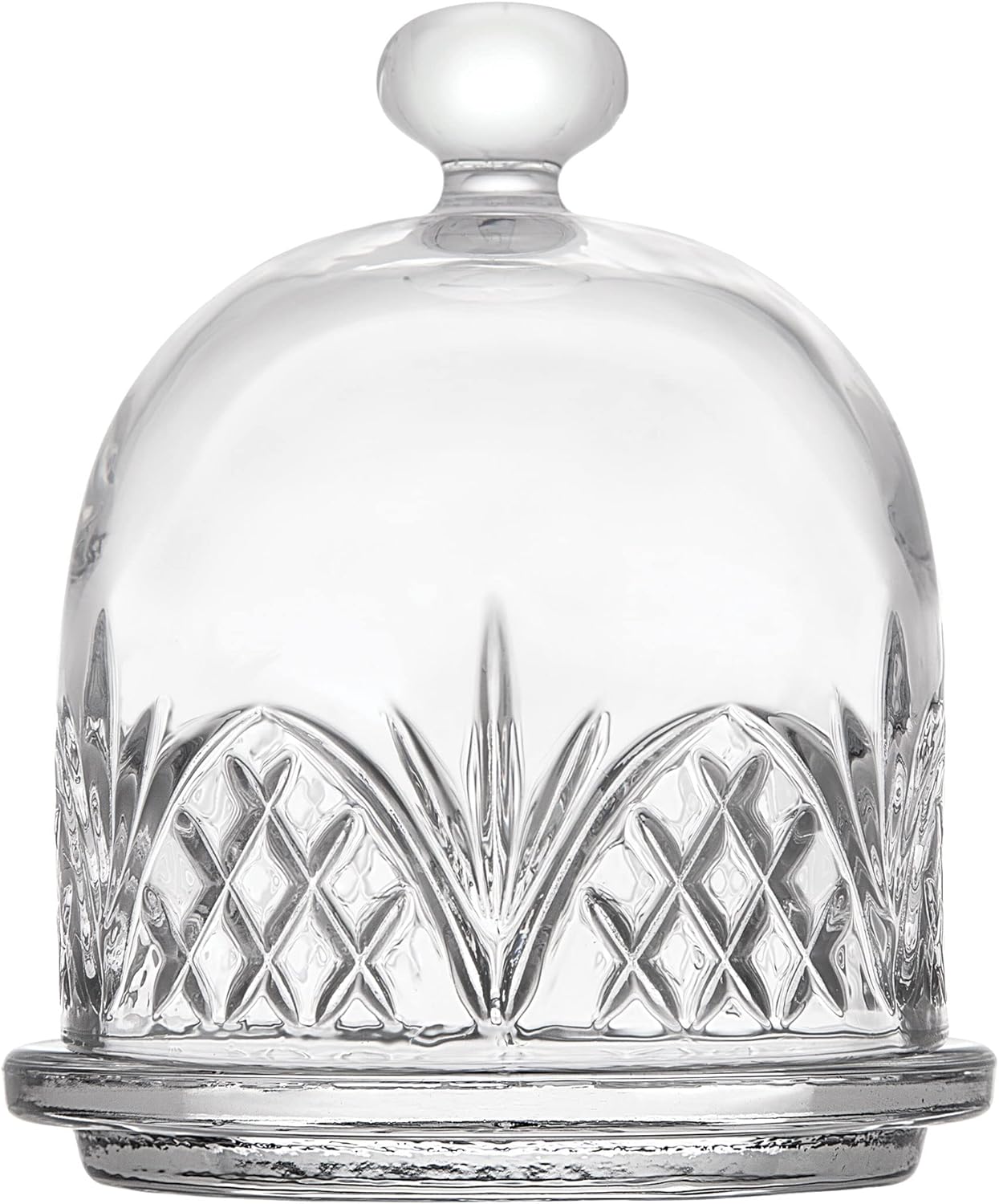 Godinger Serving Hostess Set - Butter Dish, Sugar and Creamer, Packet Holder, Cracker Tray - 5 Piece Set, Dublin Collection