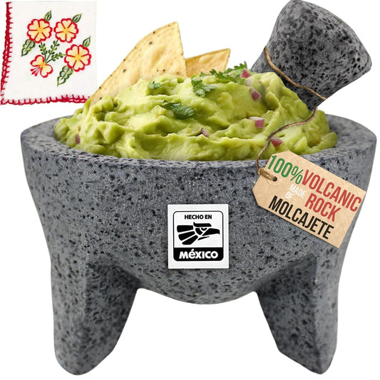 The original Molcajete Mexicano volcanic rock Handmade of Authentic Lava Rock in Mexico - Molcajete de Piedra volcanica - Molcajete Mortar Pestle molcajete bowl molcajete volcanic rock guacamole maker