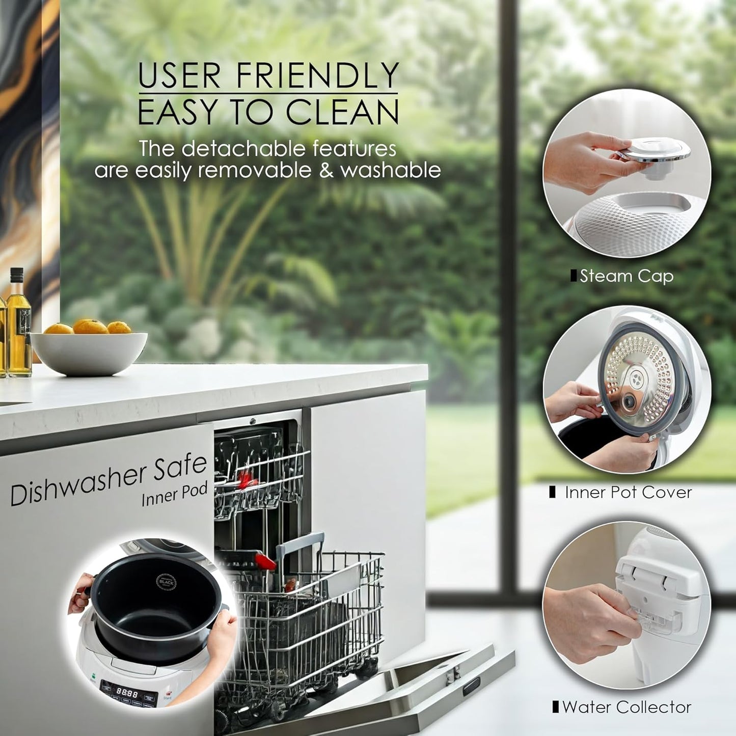 MAGiC COM Rice Cooker, 10 Cup(Uncooked) 20 Cup(Cooked) One Touch Healthy Cooking with 15 Menu Modes, Nonstick Inner Pot, Steamer Basket, Auto Clean, 24 Hour Delay Timer and Auto Keep Warm(White)