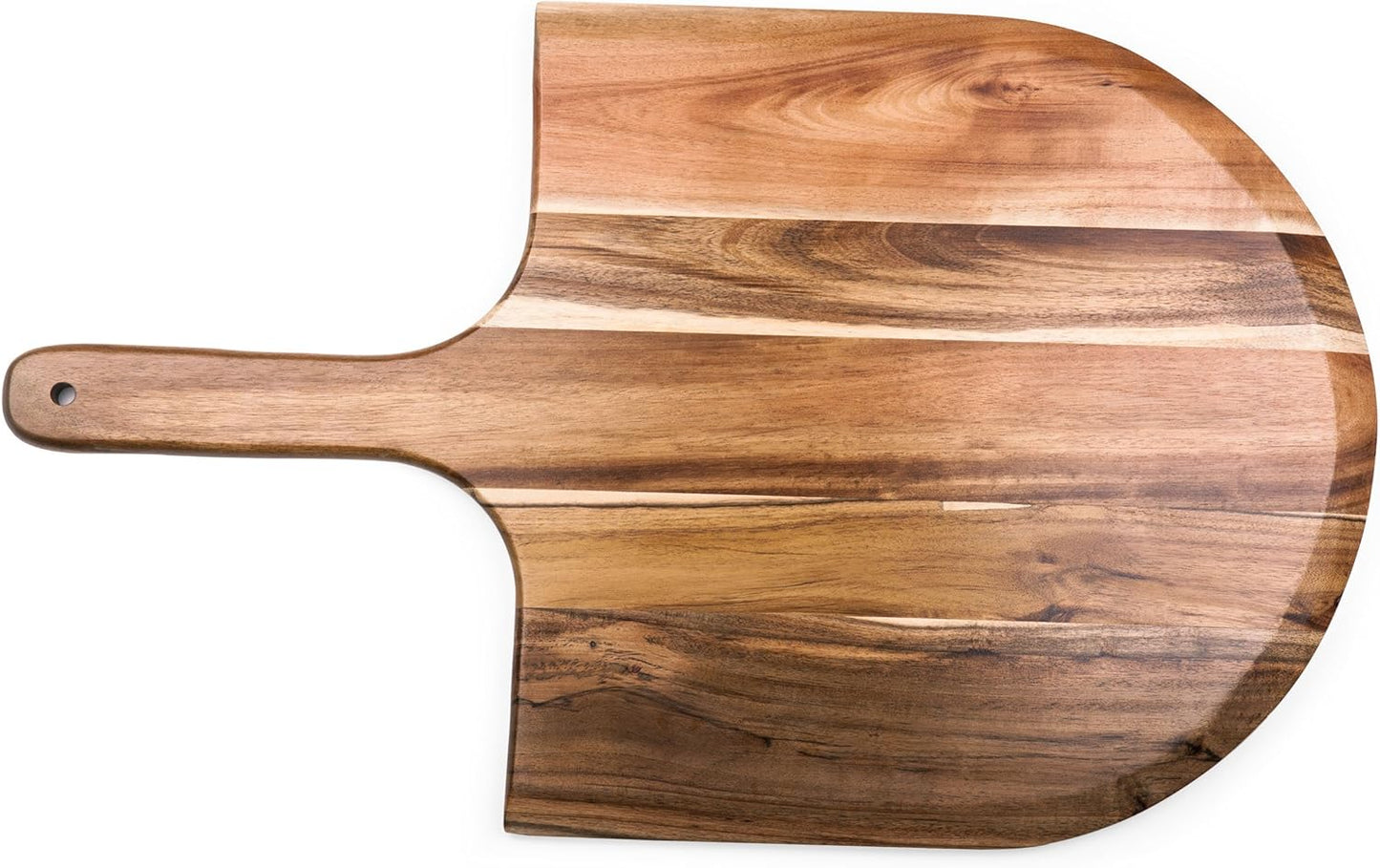TOSCANA - a Picnic Time brand Acacia Wood Pizza Peel, Serving Pizza Paddle, Bread Peel, 22.75 x 14 in (Acacia Wood)