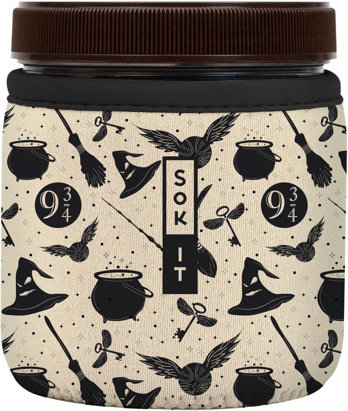 Sok It IceCreamSok Insulated Neoprene Cover (Wizard's Walk, Straight Ice Cream Pints)
