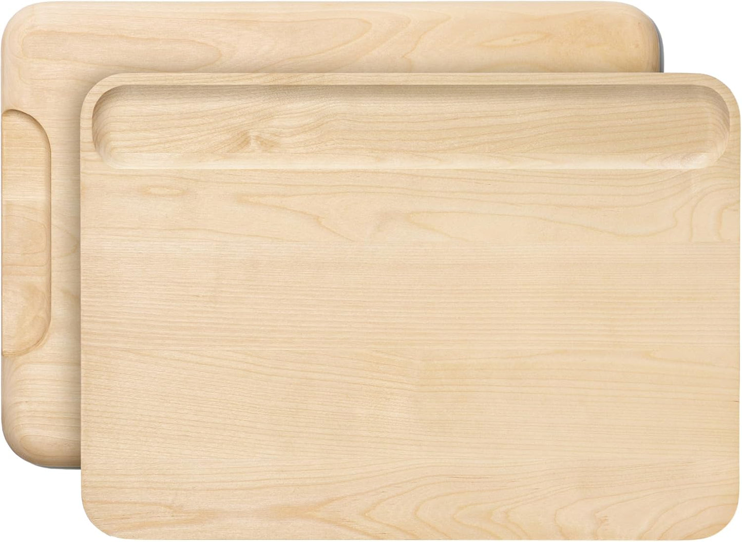 Caraway Cutting Board - Large (17 x 12”) - Double Sided Wood Cutting Board - Made From FSC-Certified Birch Wood - Food-Safe Mineral Oil & Wax Finish