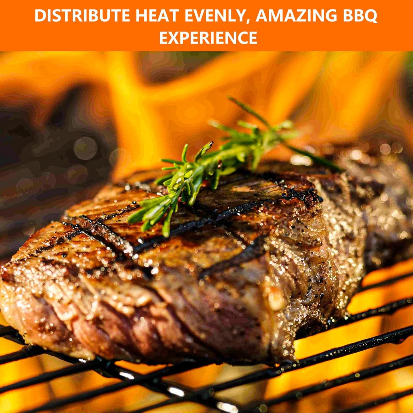 CANDANA Replacement Parts for Nexgrill 4 Burner 720-0830H 720-0830D 720-0783C 720-0783E 720-0958A, 17" Stainless Steel Grill Grate, Grill Burner, Heat Plate, Igniters for 5 Burner 720-0888N