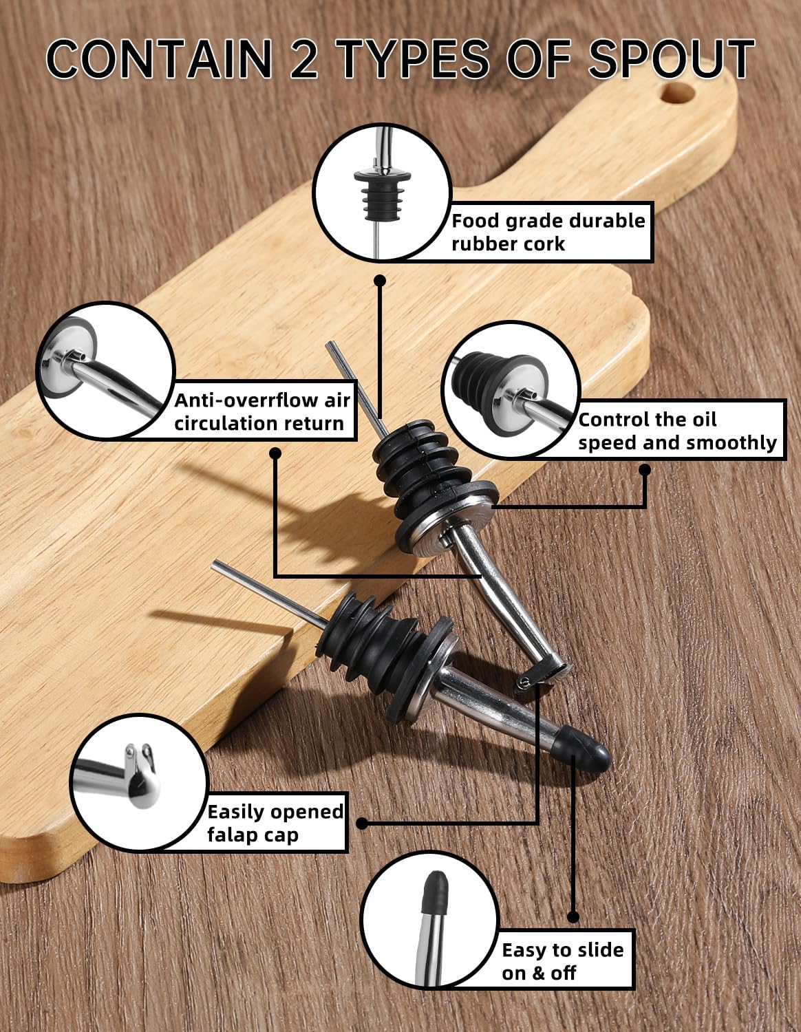 Sweejar Ceramic Olive Oil Dispenser Bottle,24 Oz Opaque Cruet Protects EVOO Oil to Reduce Oxidation, Suitable for Storage Vinegar, Coffee Syrups, Liquids (Beige)