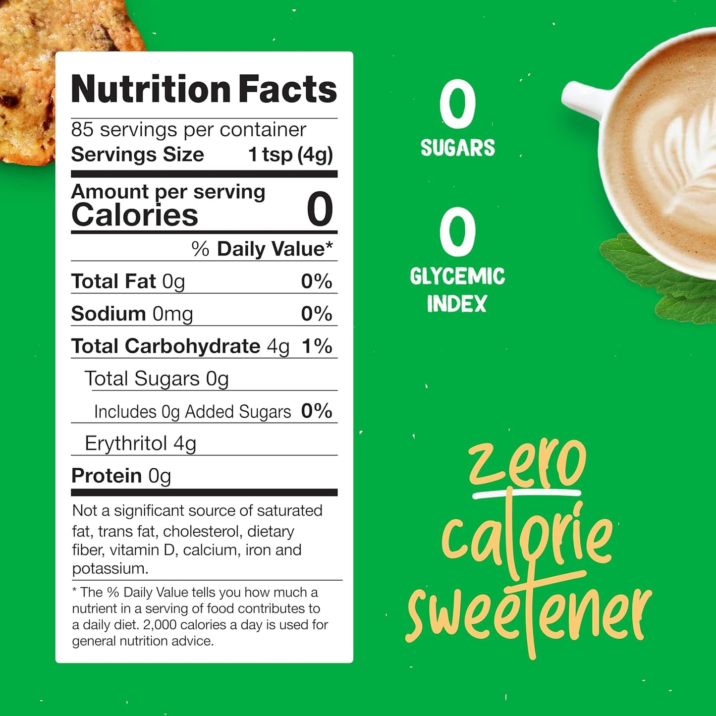 Pyure Organic Stevia Blend | Granulated All-Purpose - White Sugar Substitute | Zero Carb, Zero Sugar, Zero Calorie | Plant-Based Stevia Sweetener for Keto Friendly Food | 12 oz (Pack of 4)