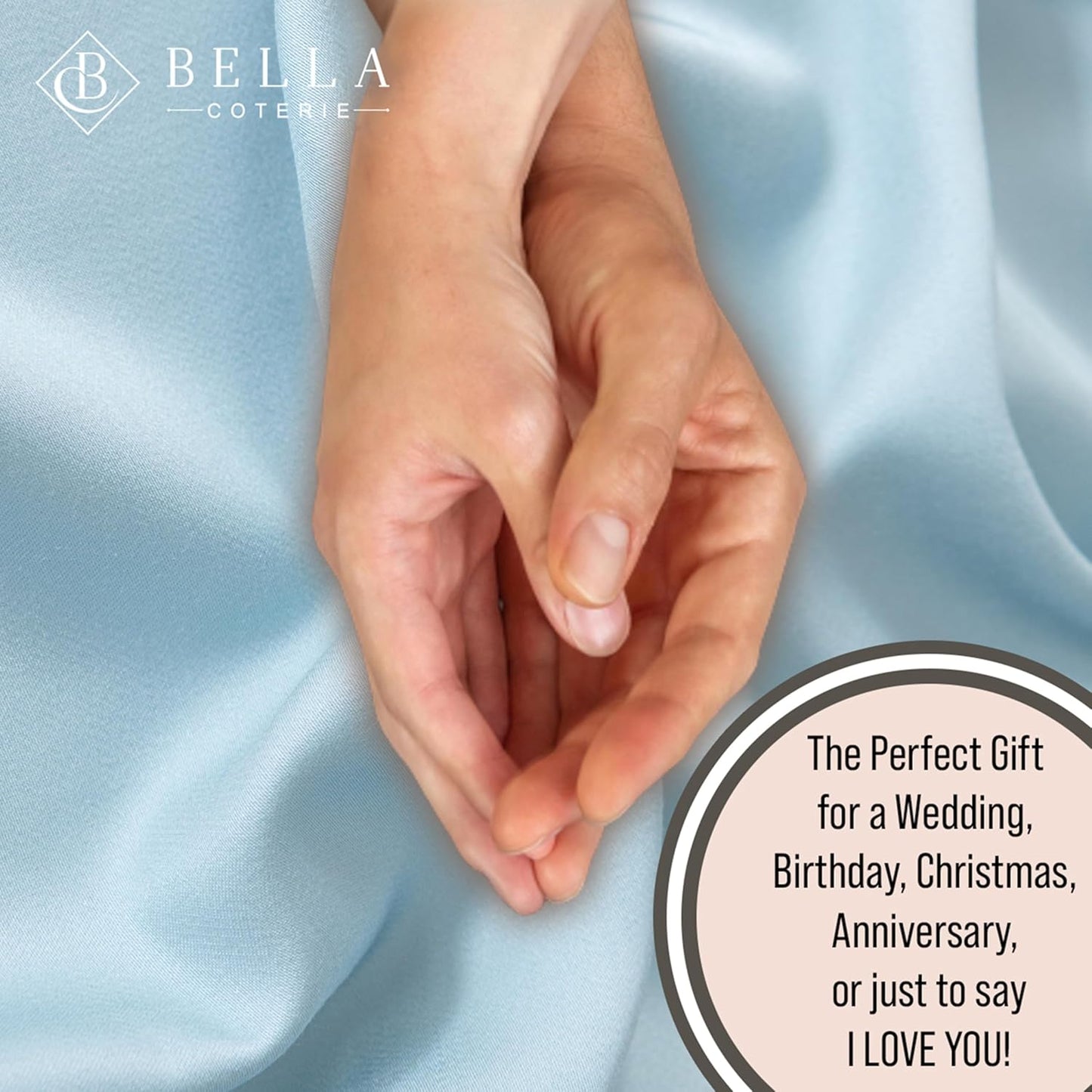 Bella Coterie Luxury Bamboo Viscose King Size Sheet Set | 100% Organically Grown | Ultra Soft | Cooling for Hot Sleepers | 18" Deep Pocket [Coastal Blue]