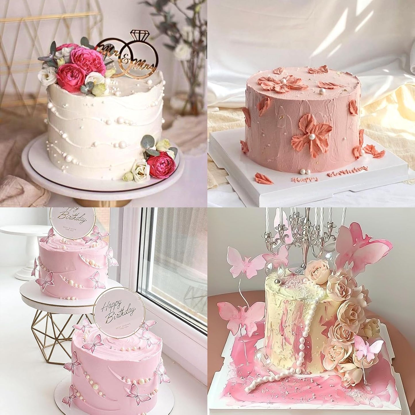 Edible Pearl Sugar Sprinkles White Candy Pearls Baking Decorations 7mm 130g/4.58 Oz White Sprinkles Sugar Pearl for Cake Decorating Edible Ball Sprinkle Ice Cream Toppings Wedding Chirstmas Supplies