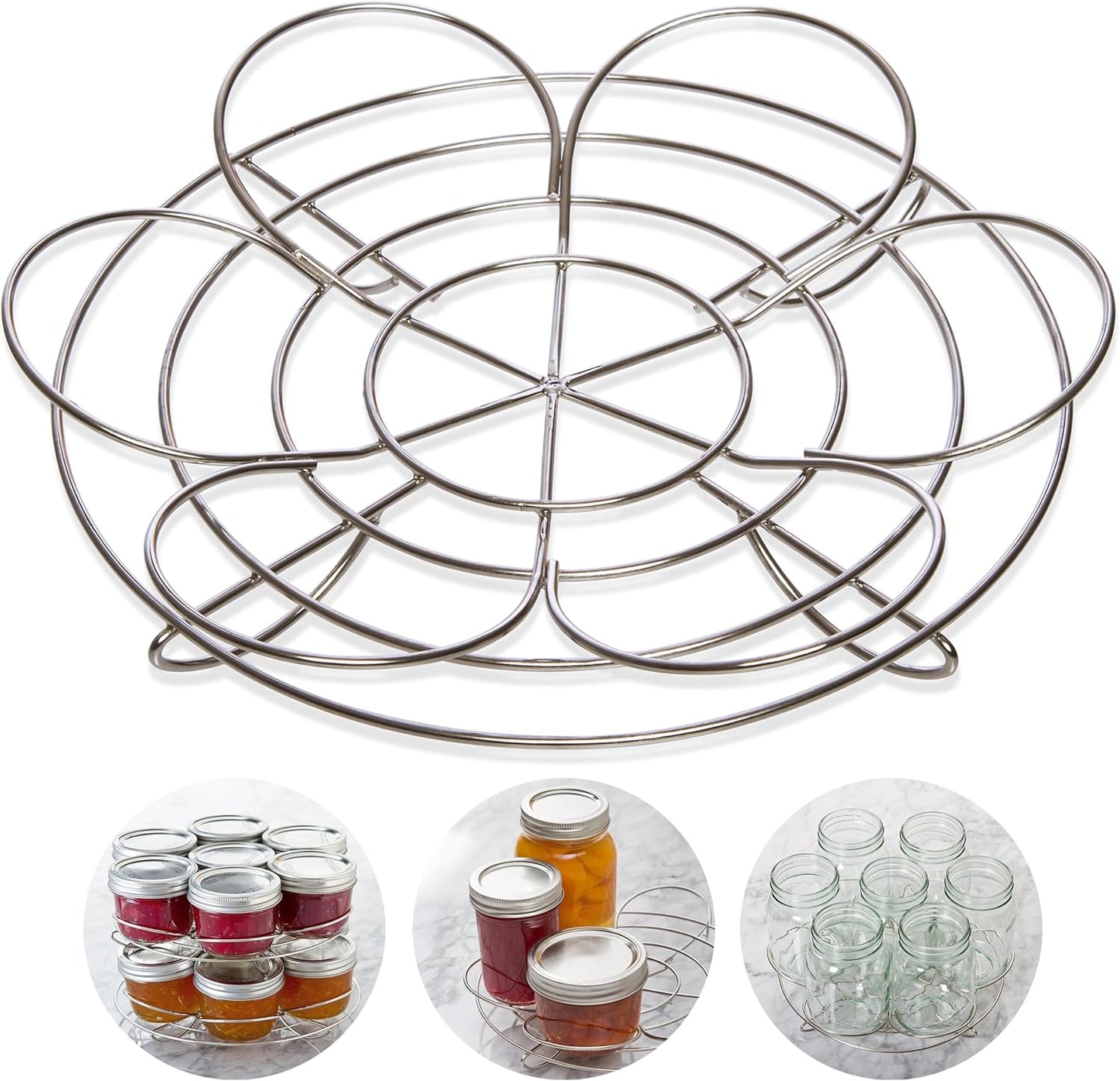 Prepworks by Progressive Reversible Stainless Steel Canning Rack