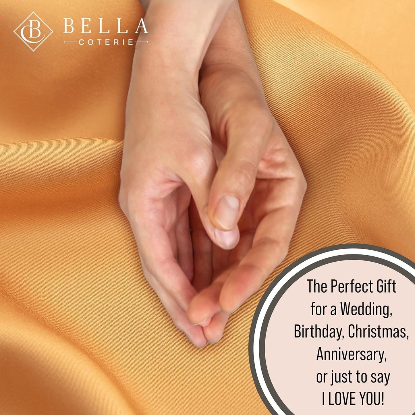 Bella Coterie Luxury Bamboo Viscose Cal King Size Sheet Set | 100% Organically Grown | Ultra Soft | Cooling for Hot Sleepers | 18" Deep Pocket [Marigold]